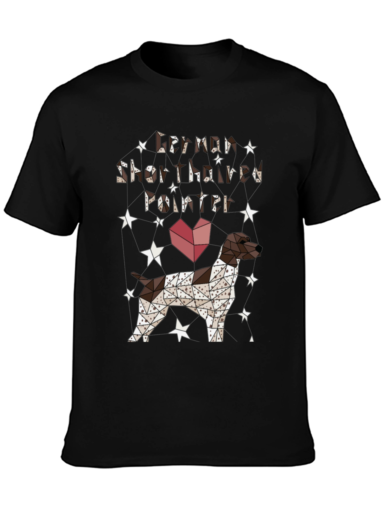 Geometric German Shorthaired Pointer T-Shirt