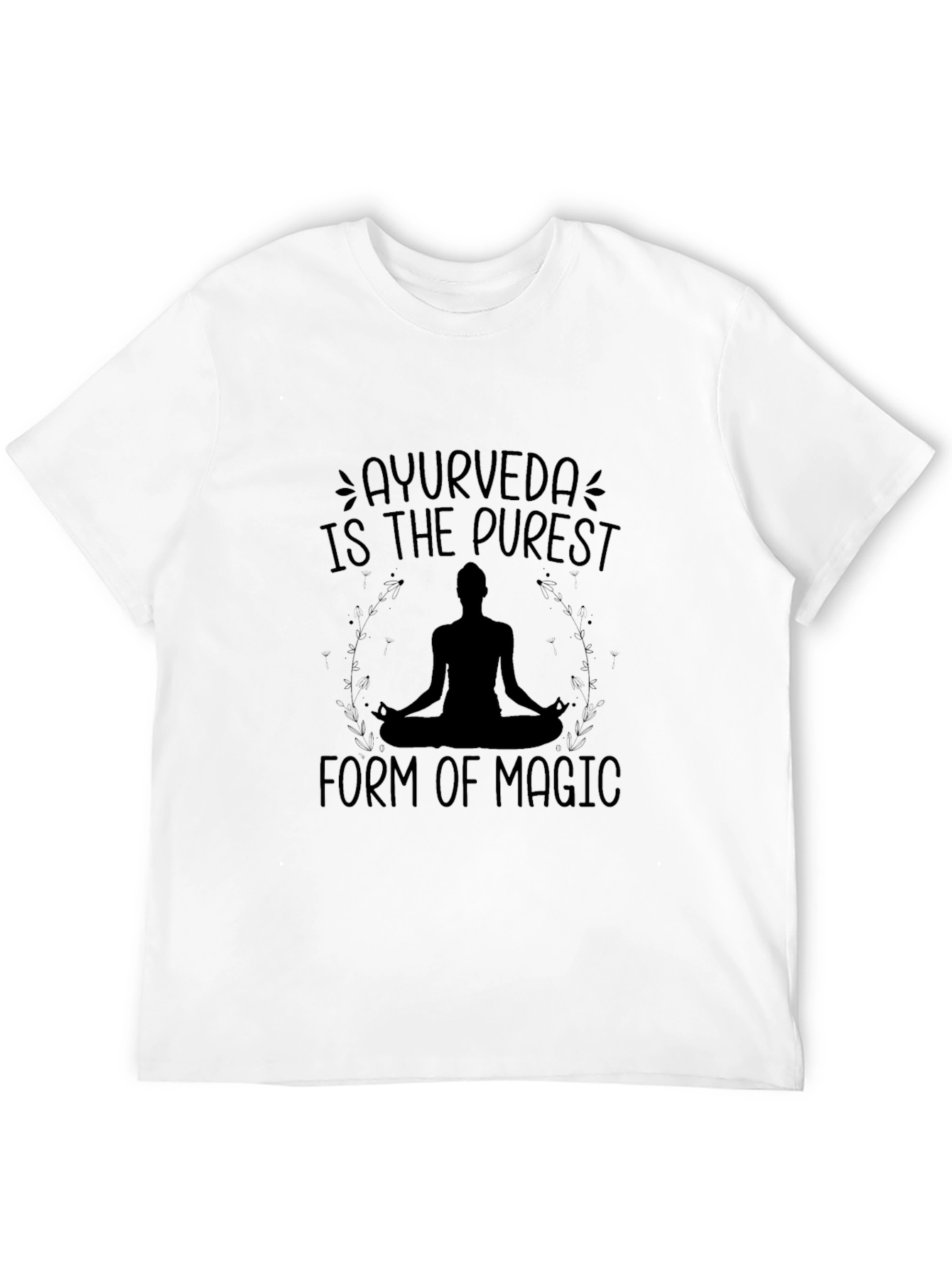 Ayurveda Magic Black T-Shirt