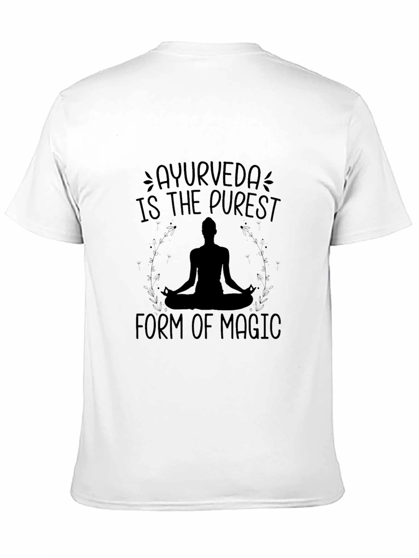 Ayurveda Magic Black T-Shirt