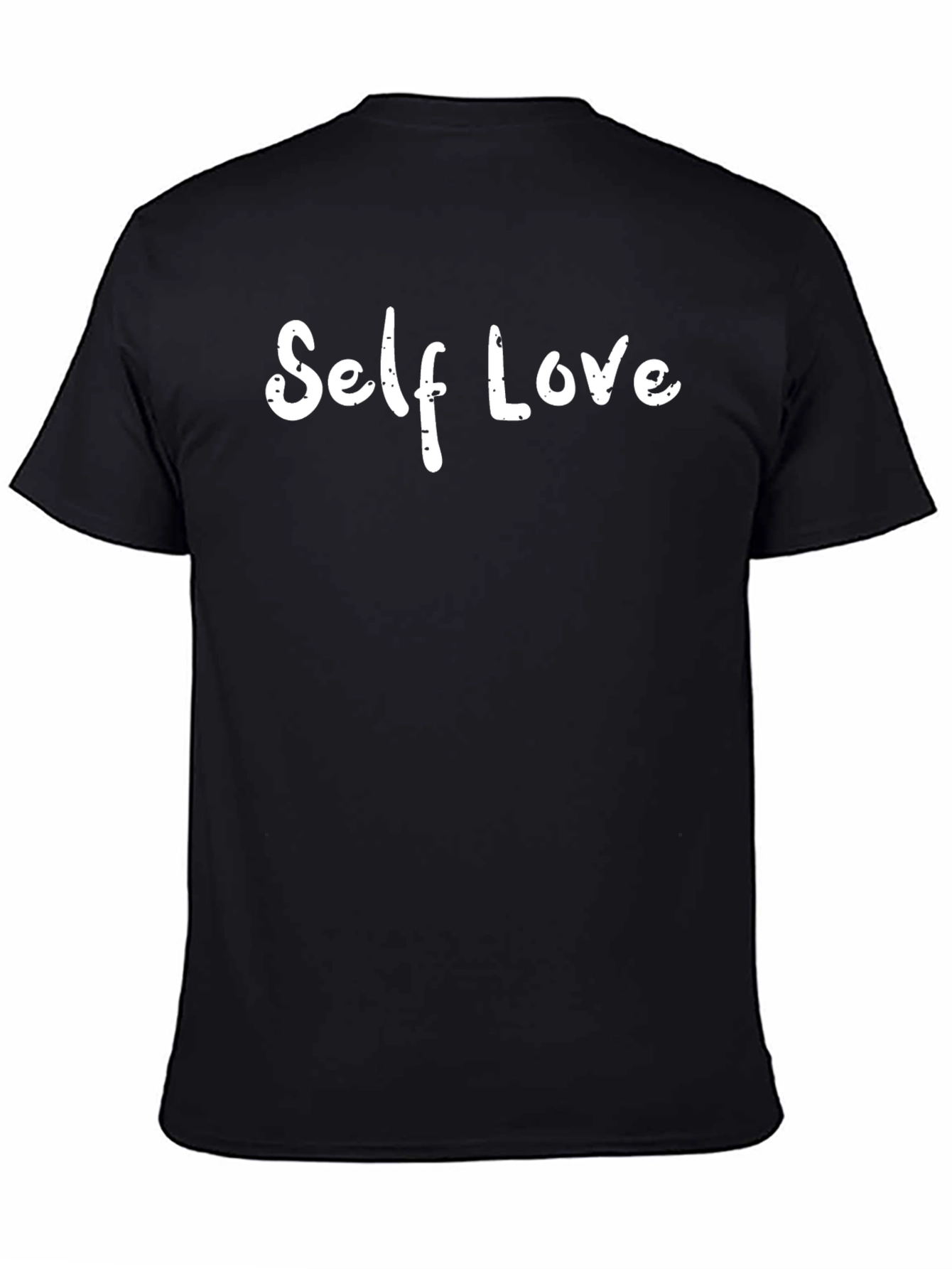 Self Love Black T-Shirt - Positive Message Tee
