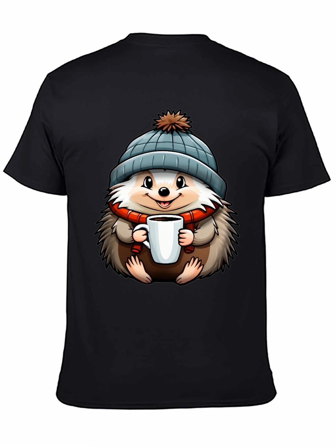 Cute Hedgehog Winter T-Shirt