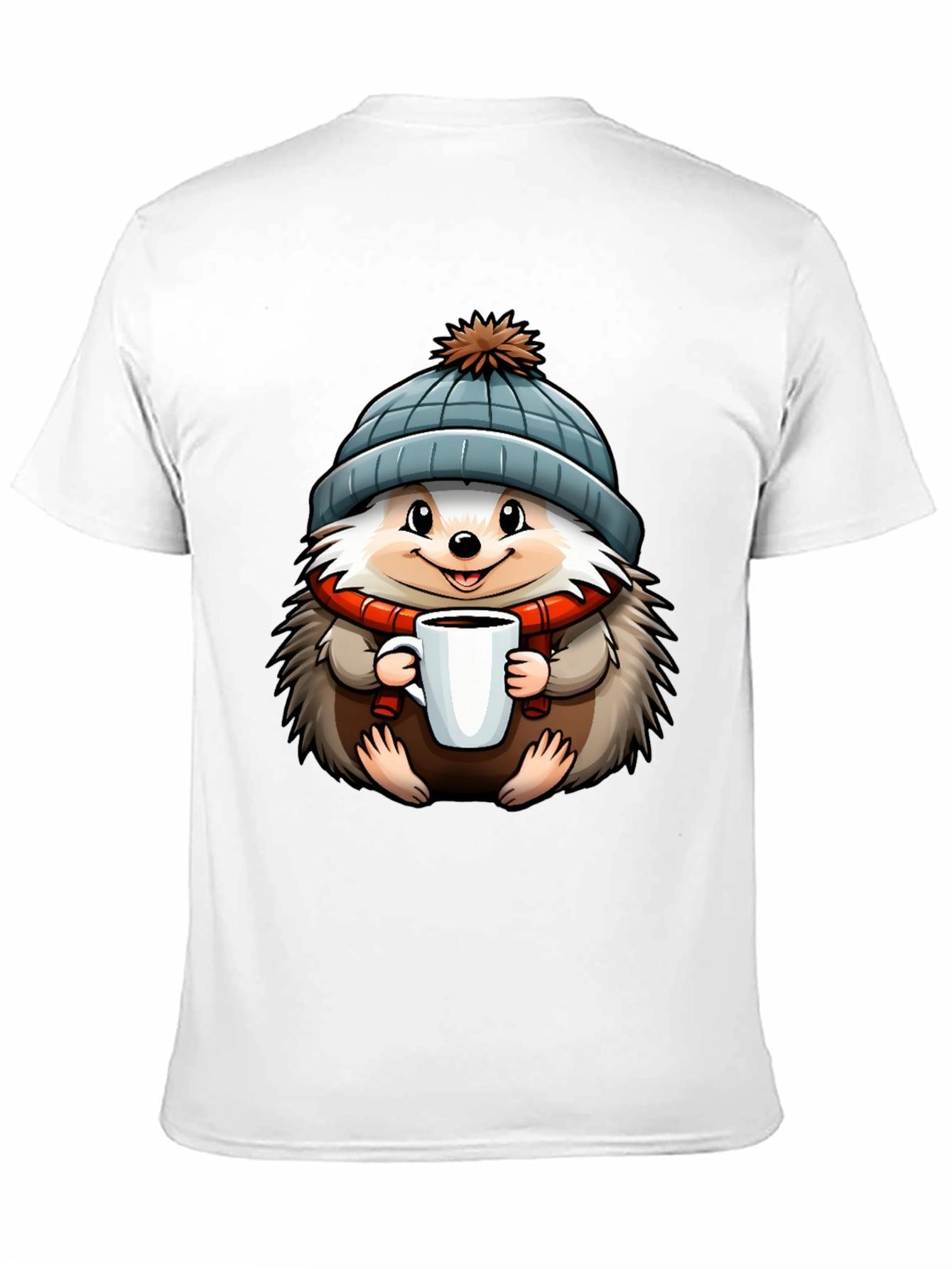 Cute Hedgehog Winter T-Shirt