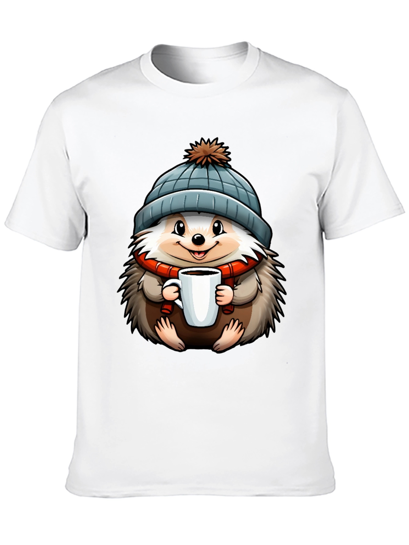 Cute Hedgehog Winter T-Shirt
