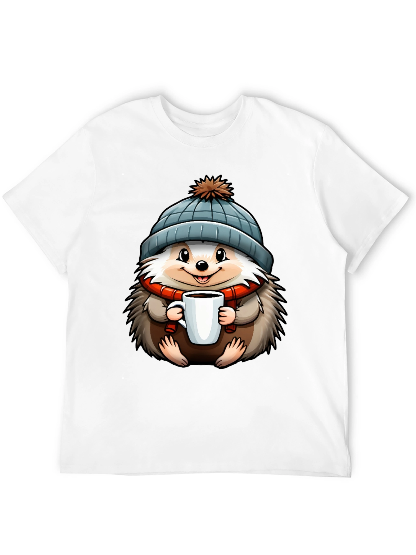 Cute Hedgehog Winter T-Shirt