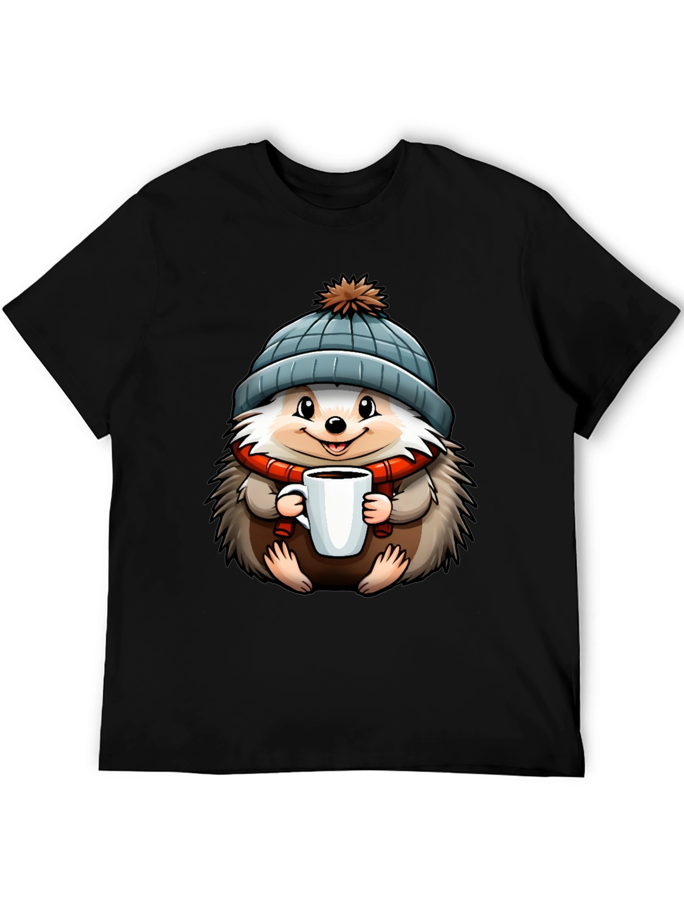 Cute Hedgehog Winter T-Shirt
