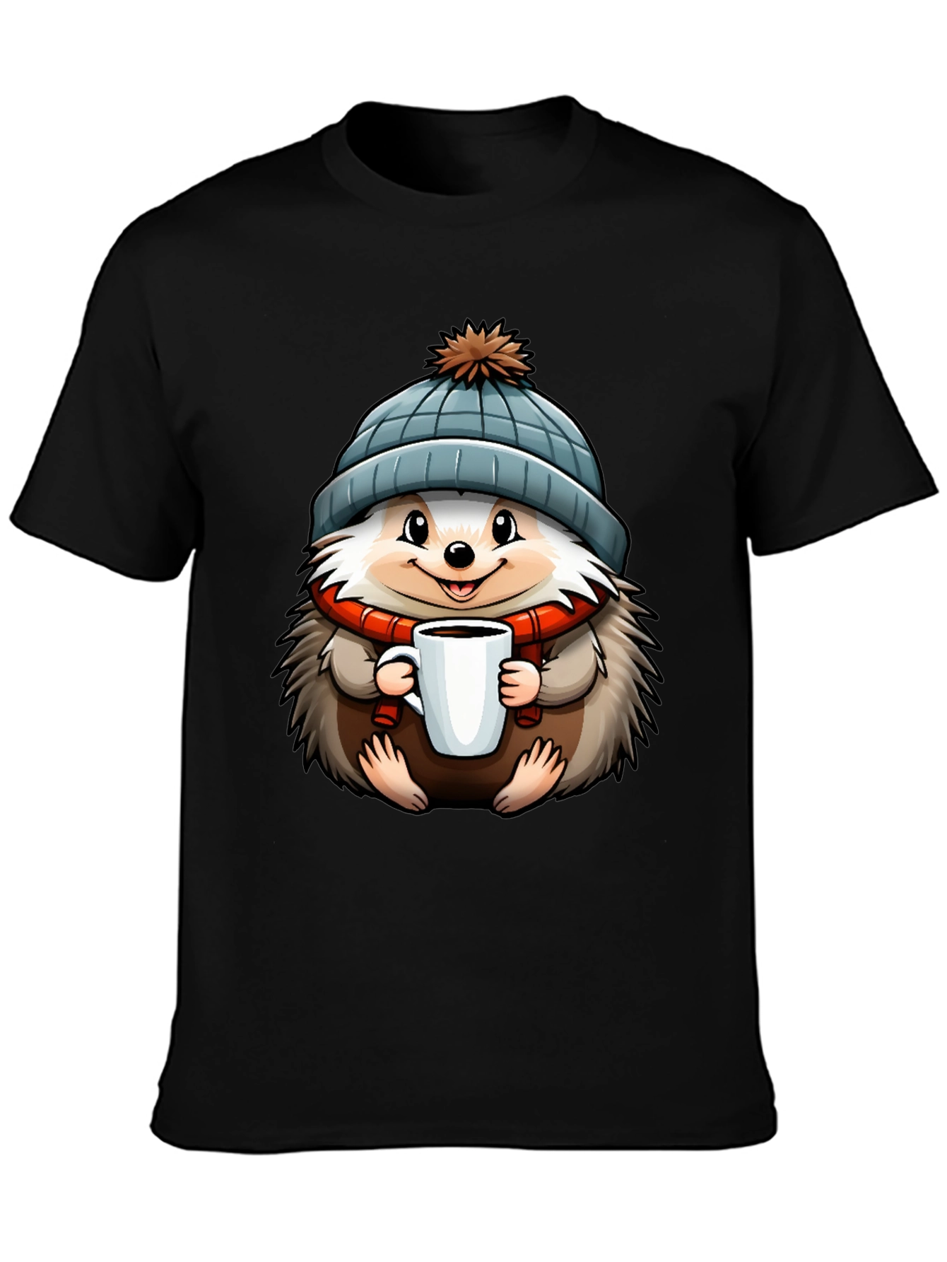 Cute Hedgehog Winter T-Shirt