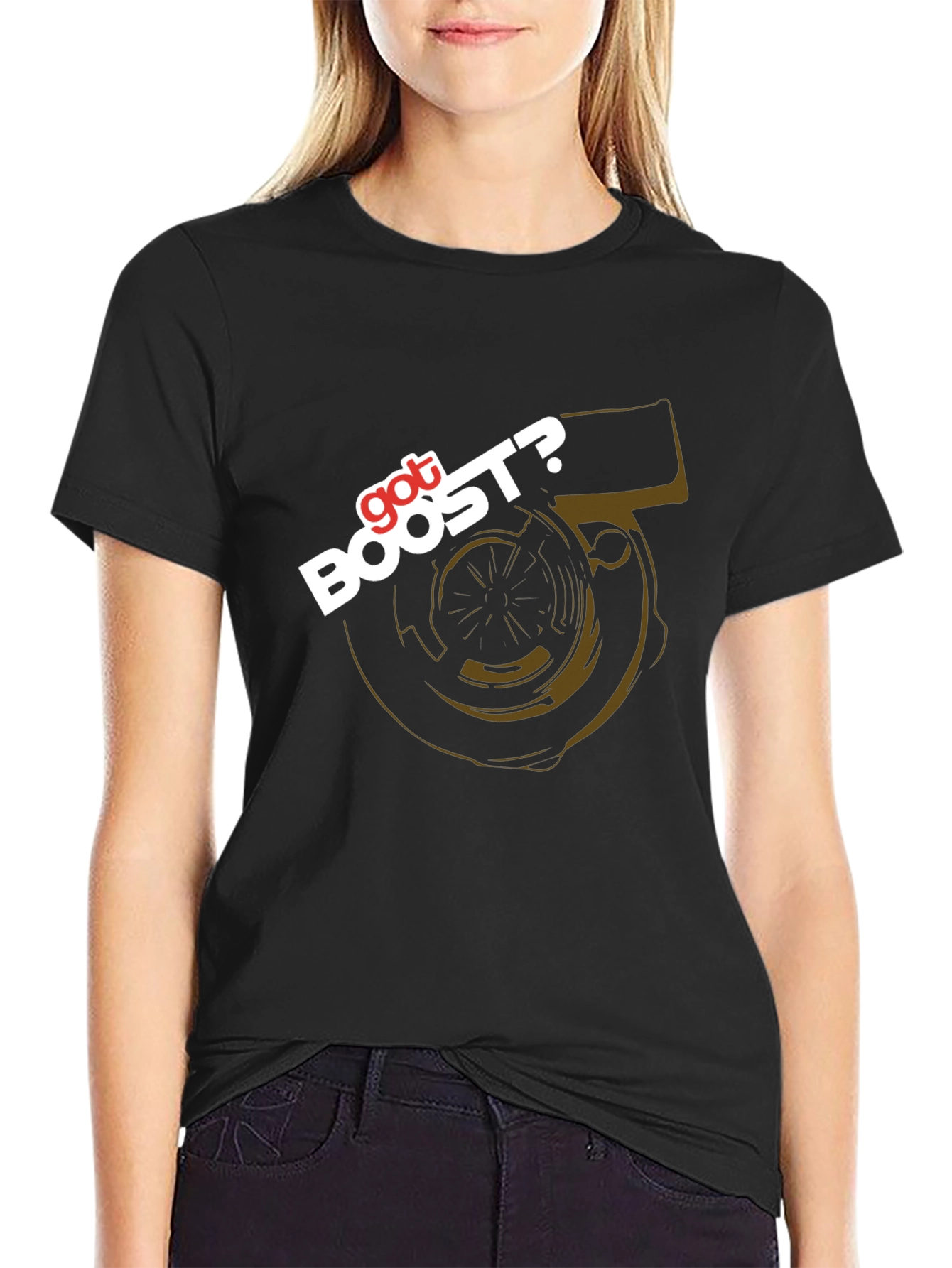 Got Boost? Turbo Graphic Black T-Shirt
