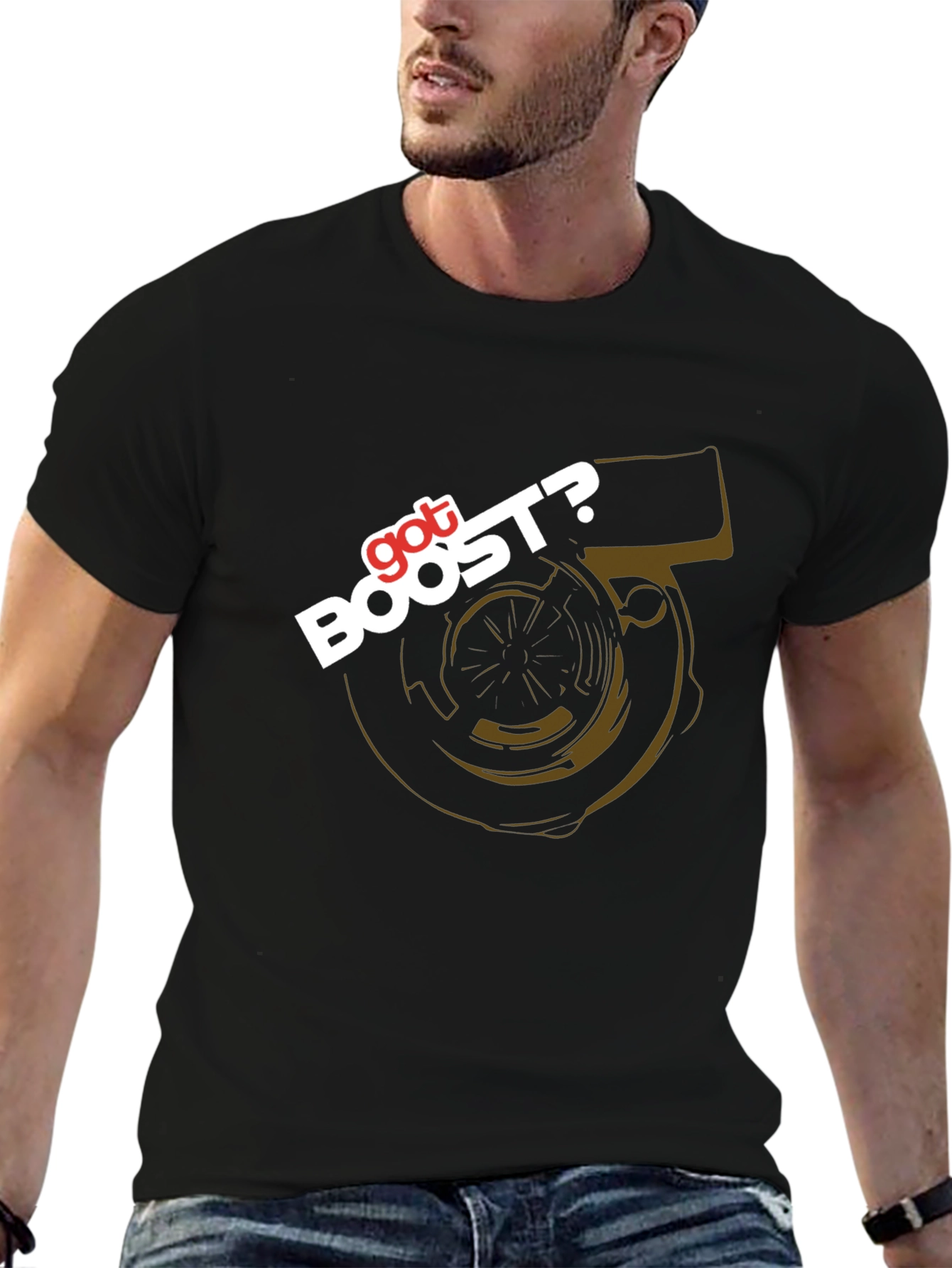 Got Boost? Turbo Graphic Black T-Shirt