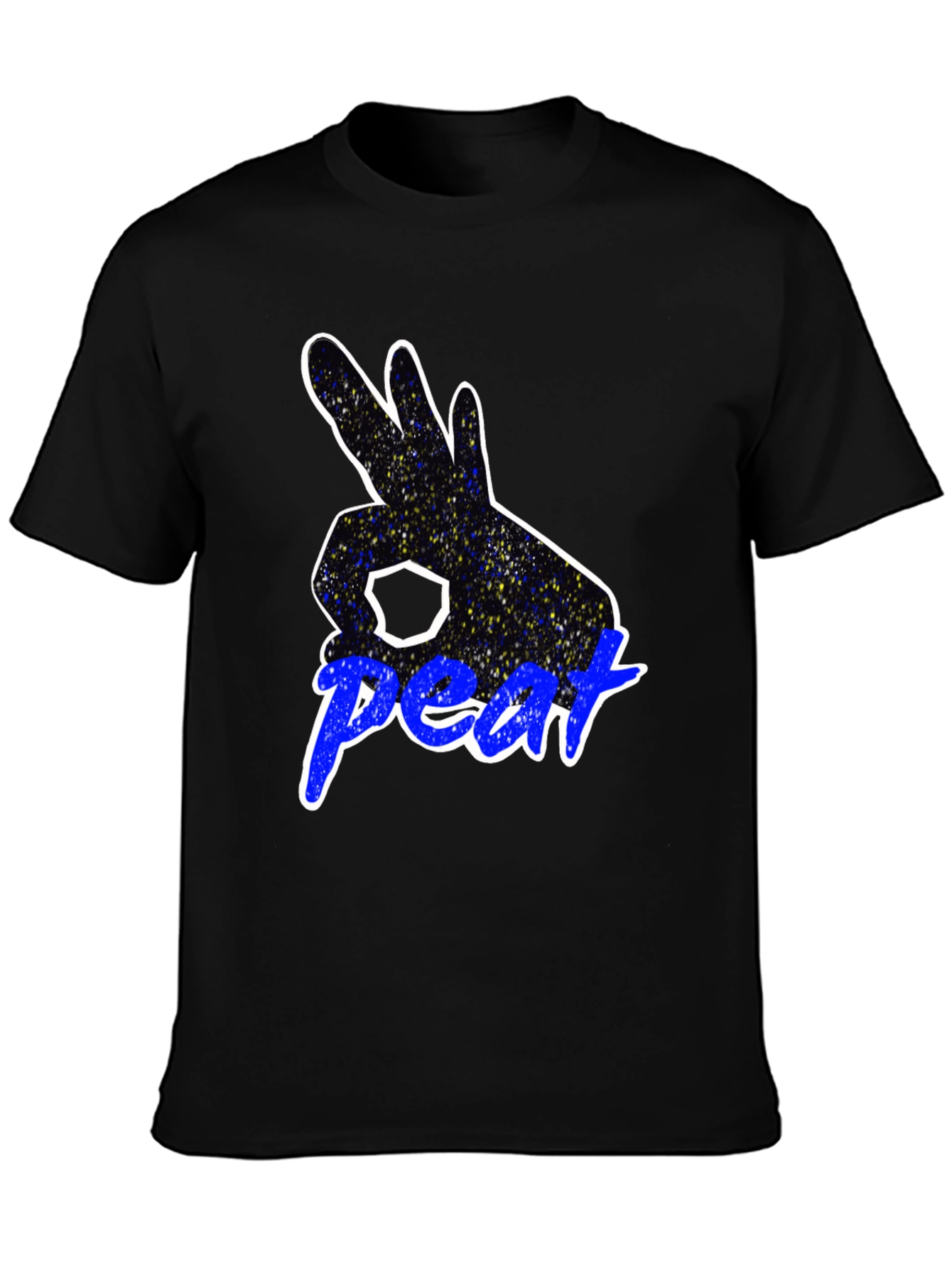 Peat Hand Sign Graphic Tee - Black
