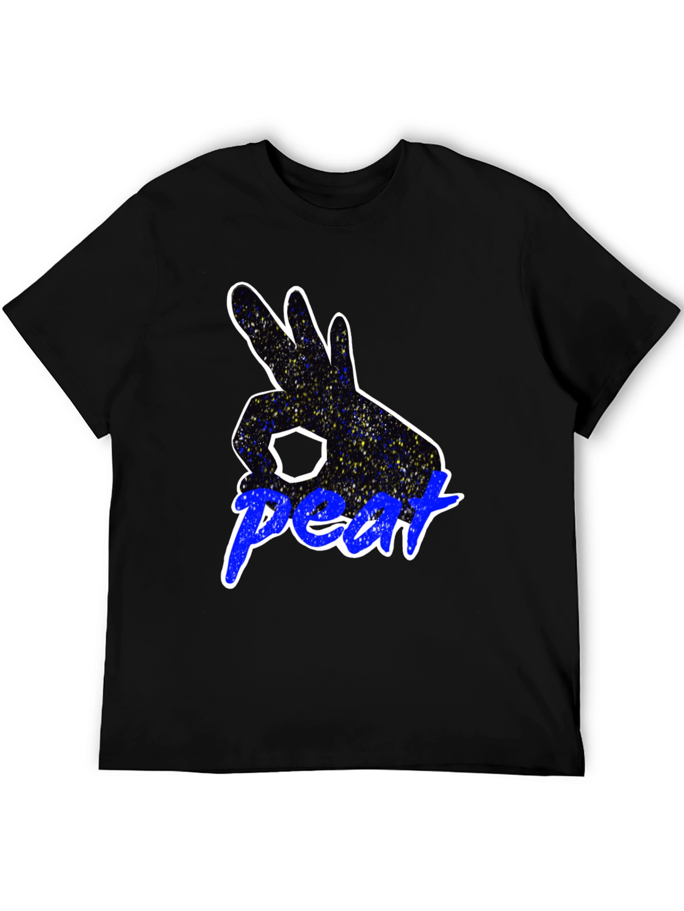 Peat Hand Sign Graphic Tee - Black