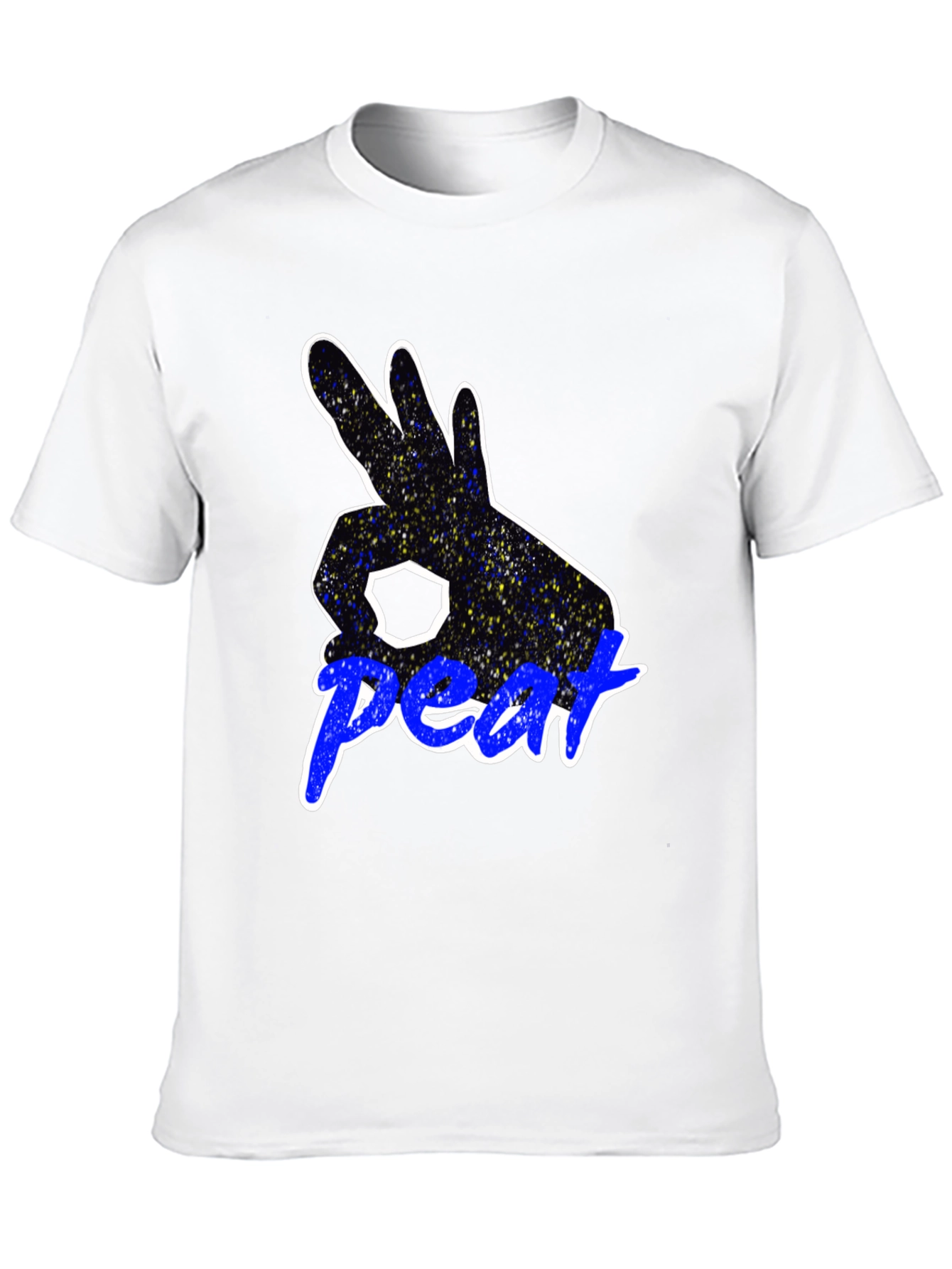 Peat Hand Sign Graphic Tee - Black