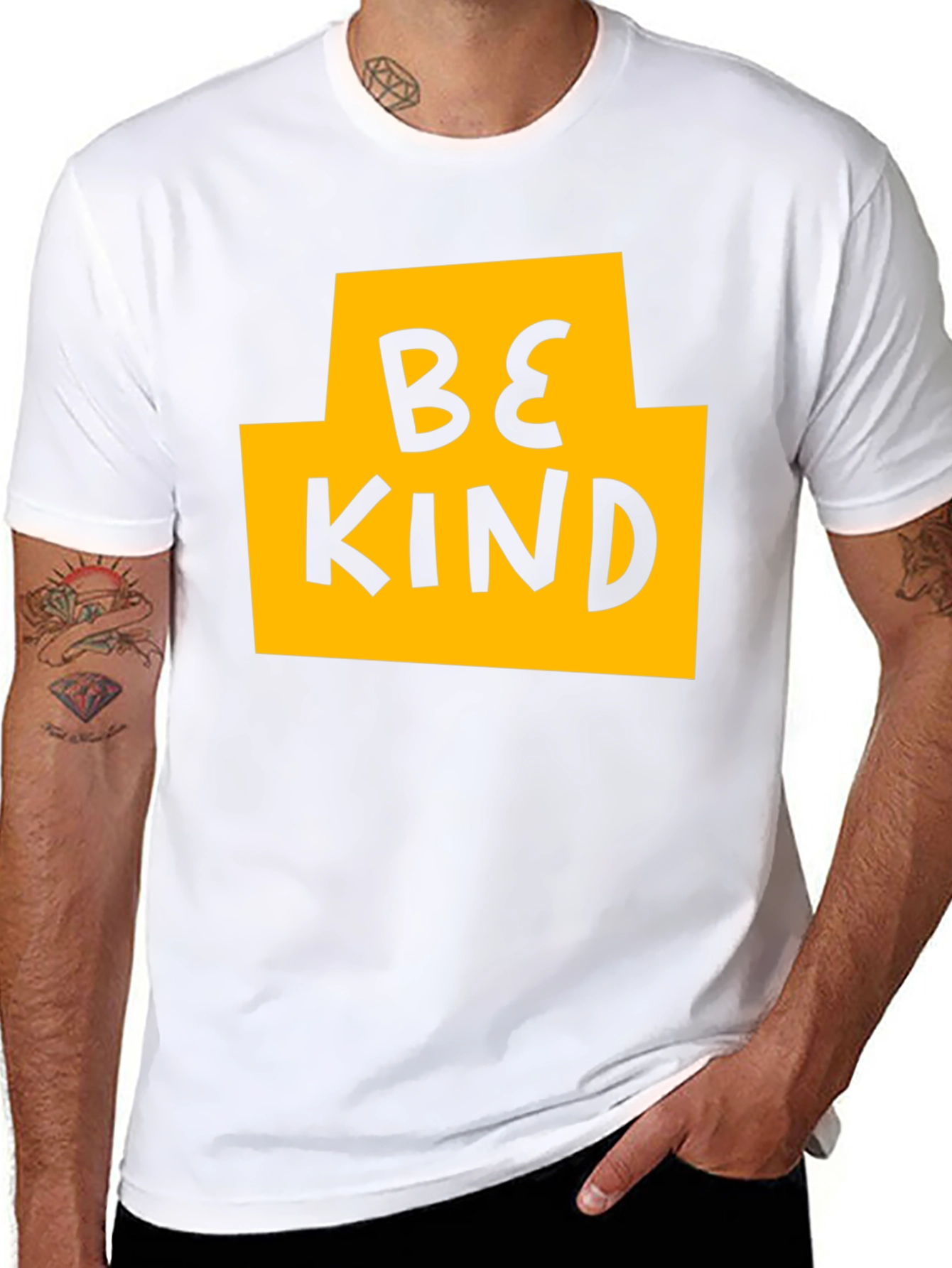 Be Kind Graphic T-Shirt - Black Casual Tee