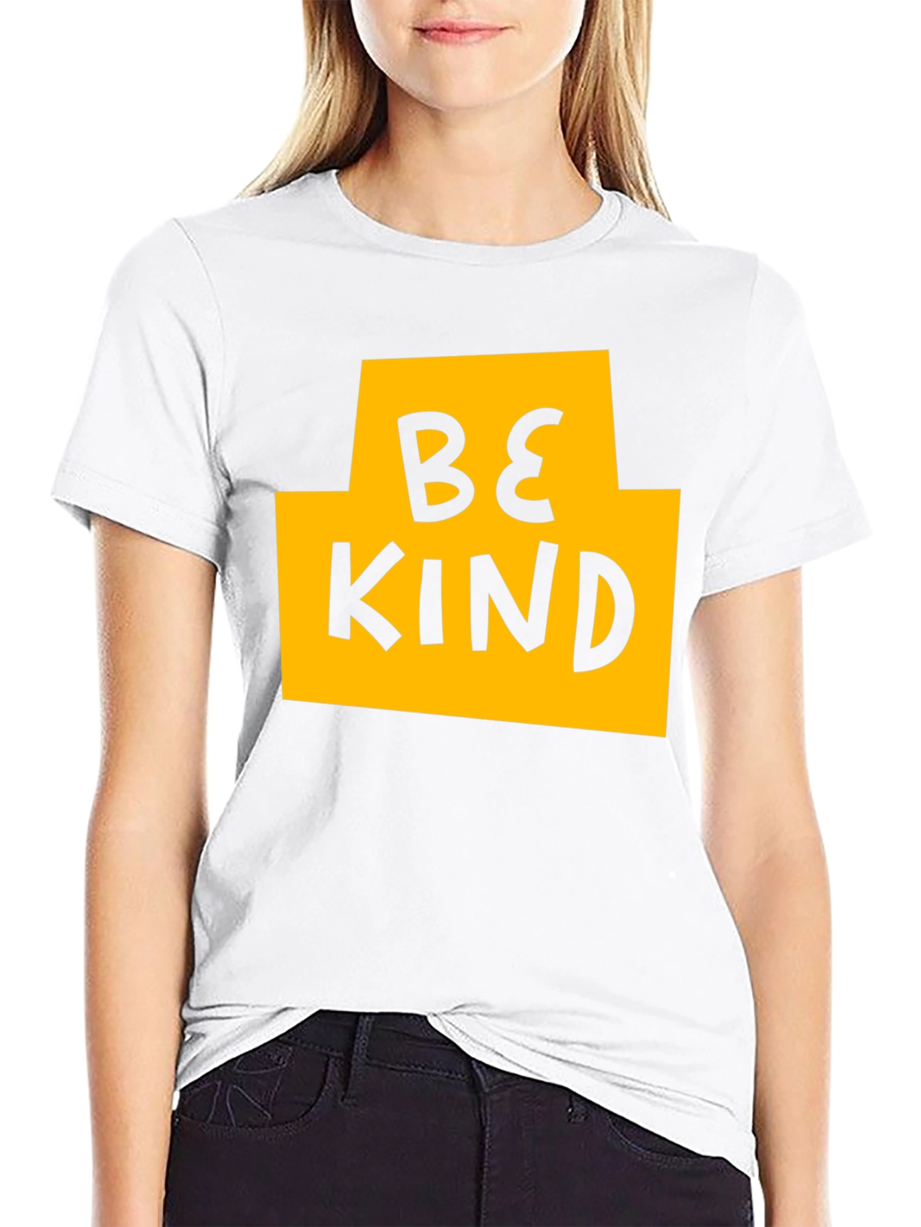 Be Kind Graphic T-Shirt - Black Casual Tee