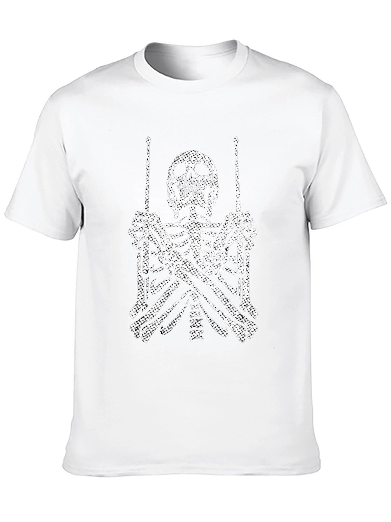 Skeleton Drummer Graphic Tee - Rock On!