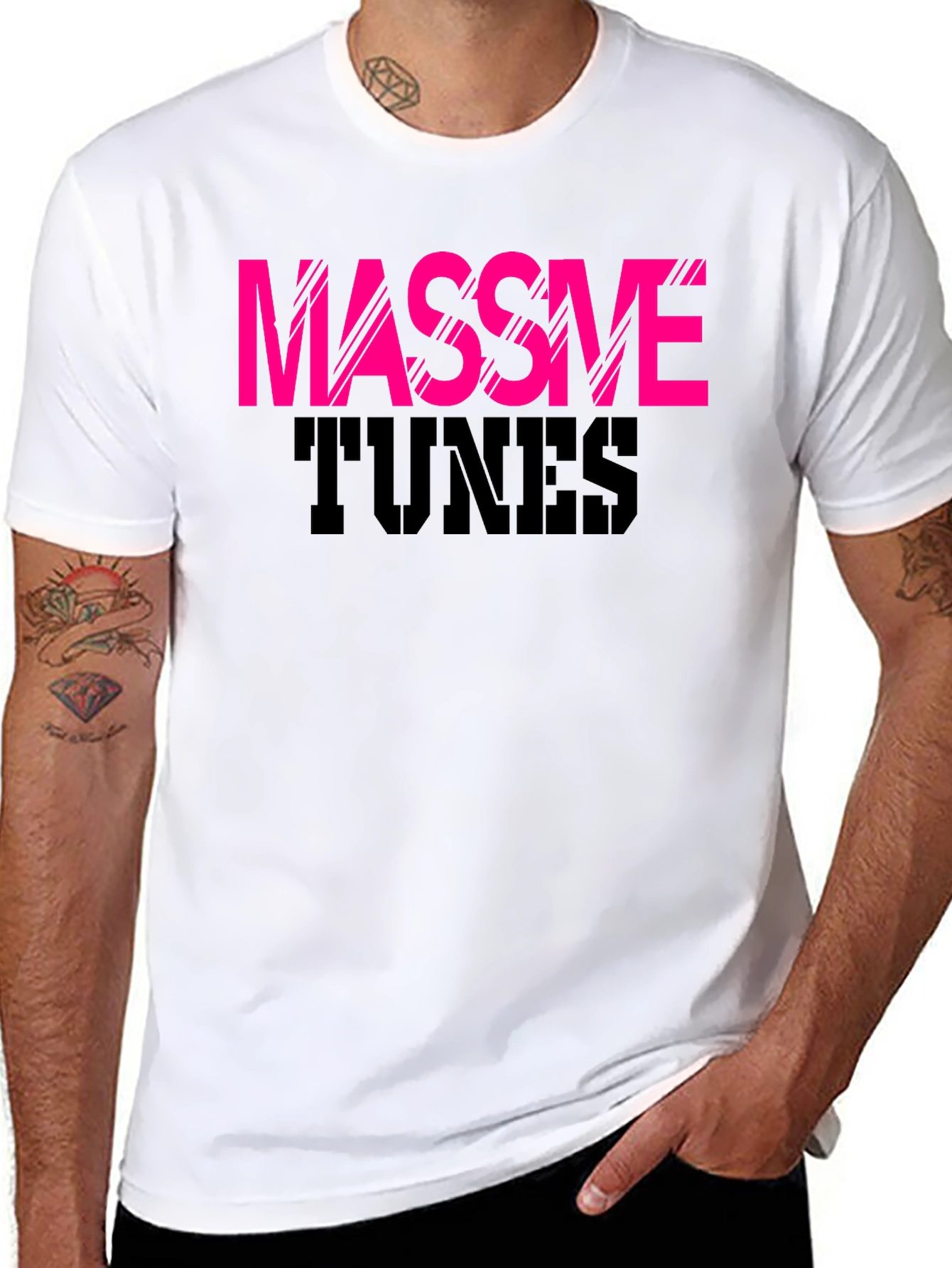Massive Tunes Graphic Tee - Black