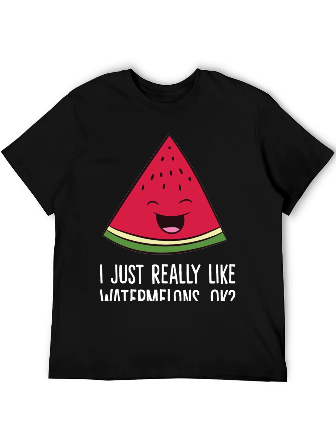 Funny Watermelon T-Shirt - I Like Watermelons OK?