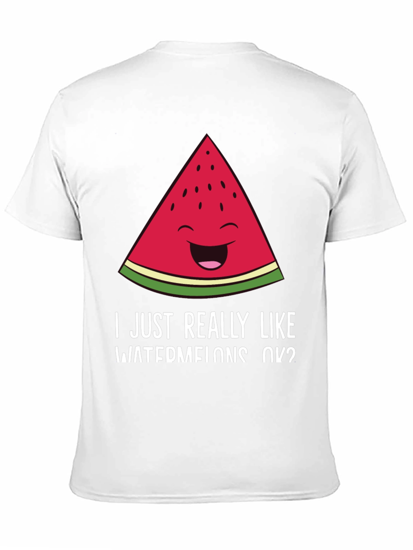 Funny Watermelon T-Shirt - I Like Watermelons OK?