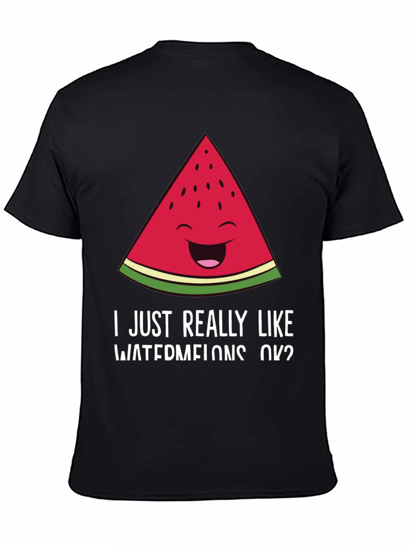 Funny Watermelon T-Shirt - I Like Watermelons OK?