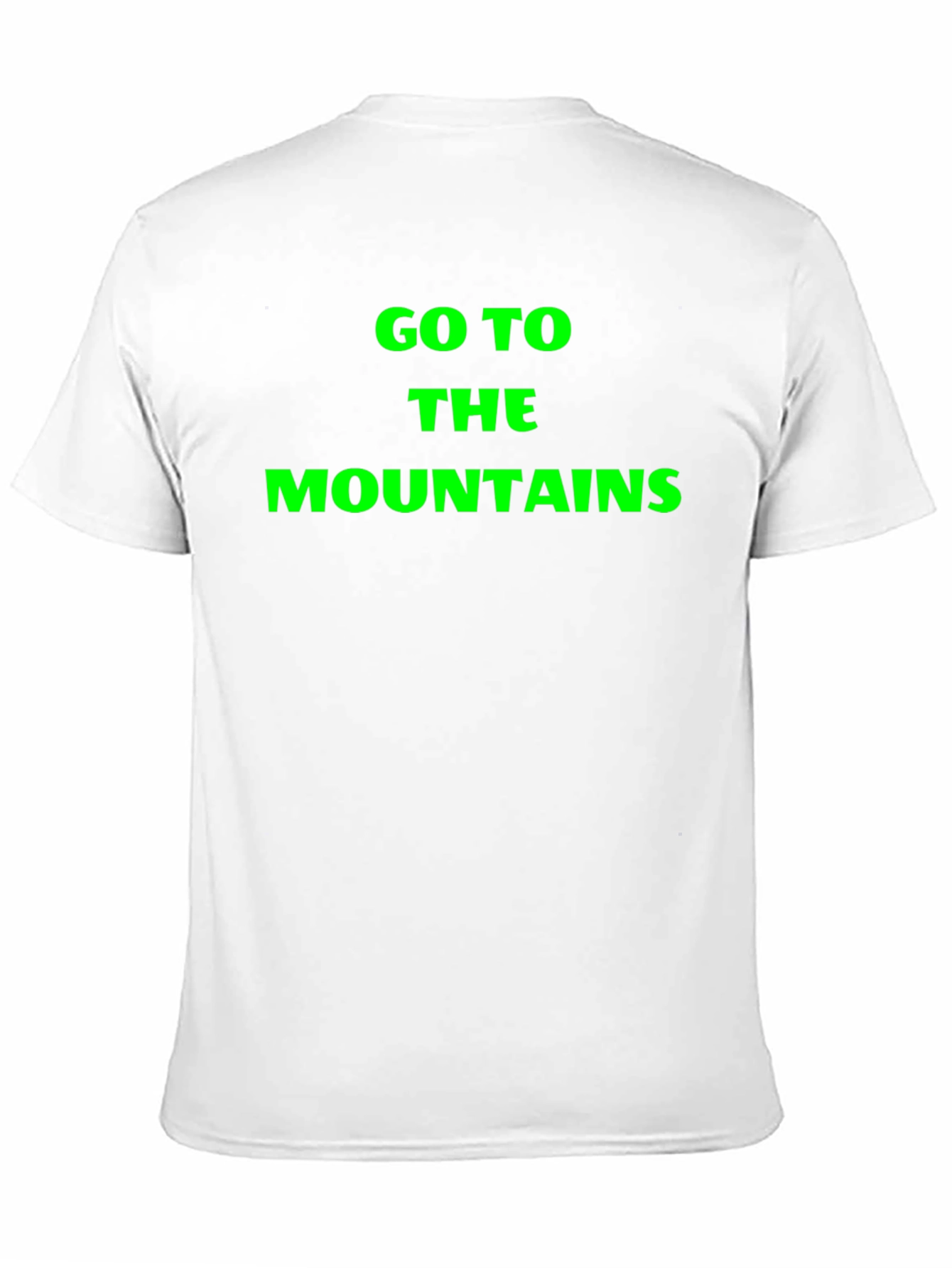 Go To The Mountains Black Graphic Tee