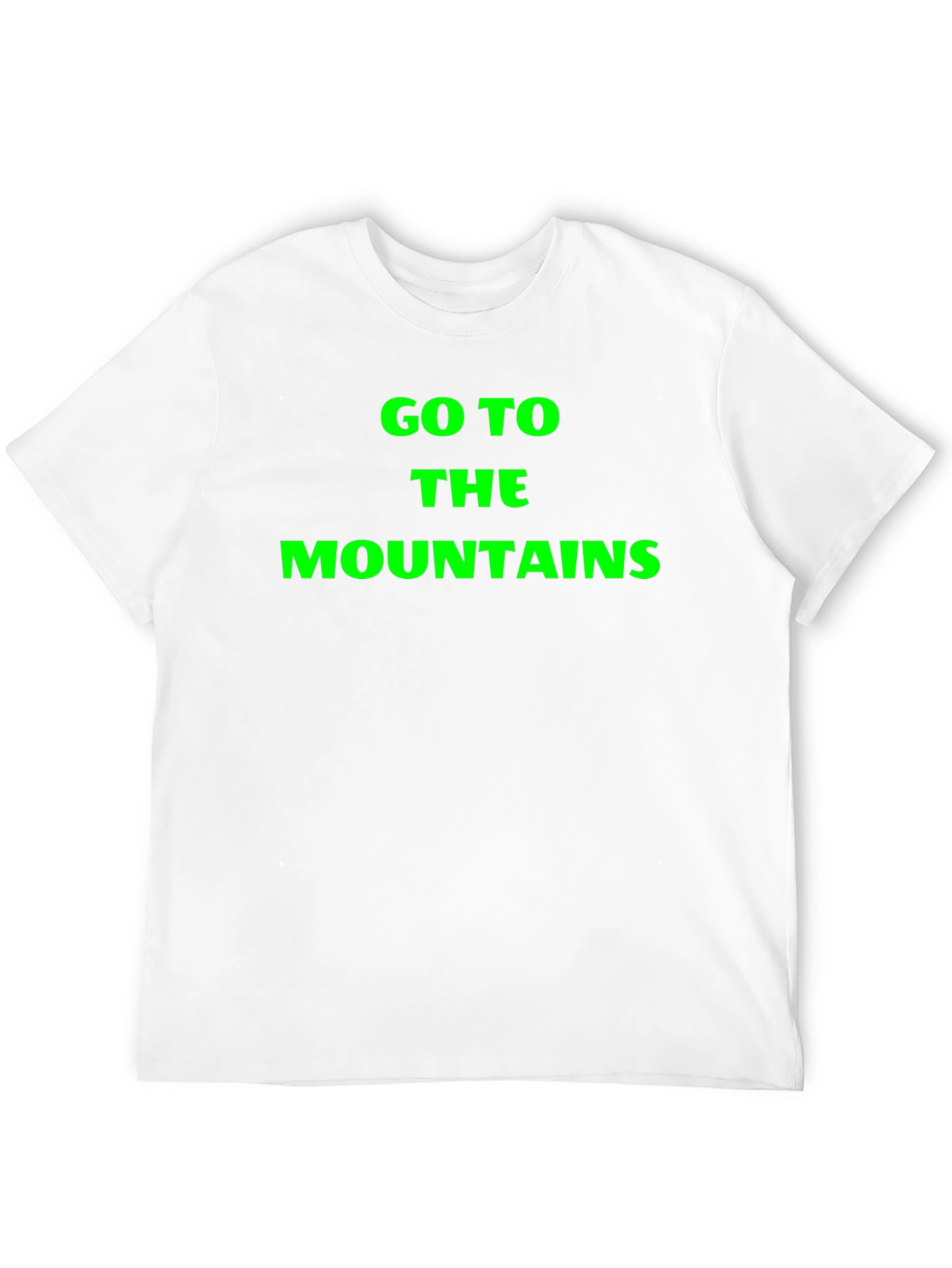 Go To The Mountains Black Graphic Tee