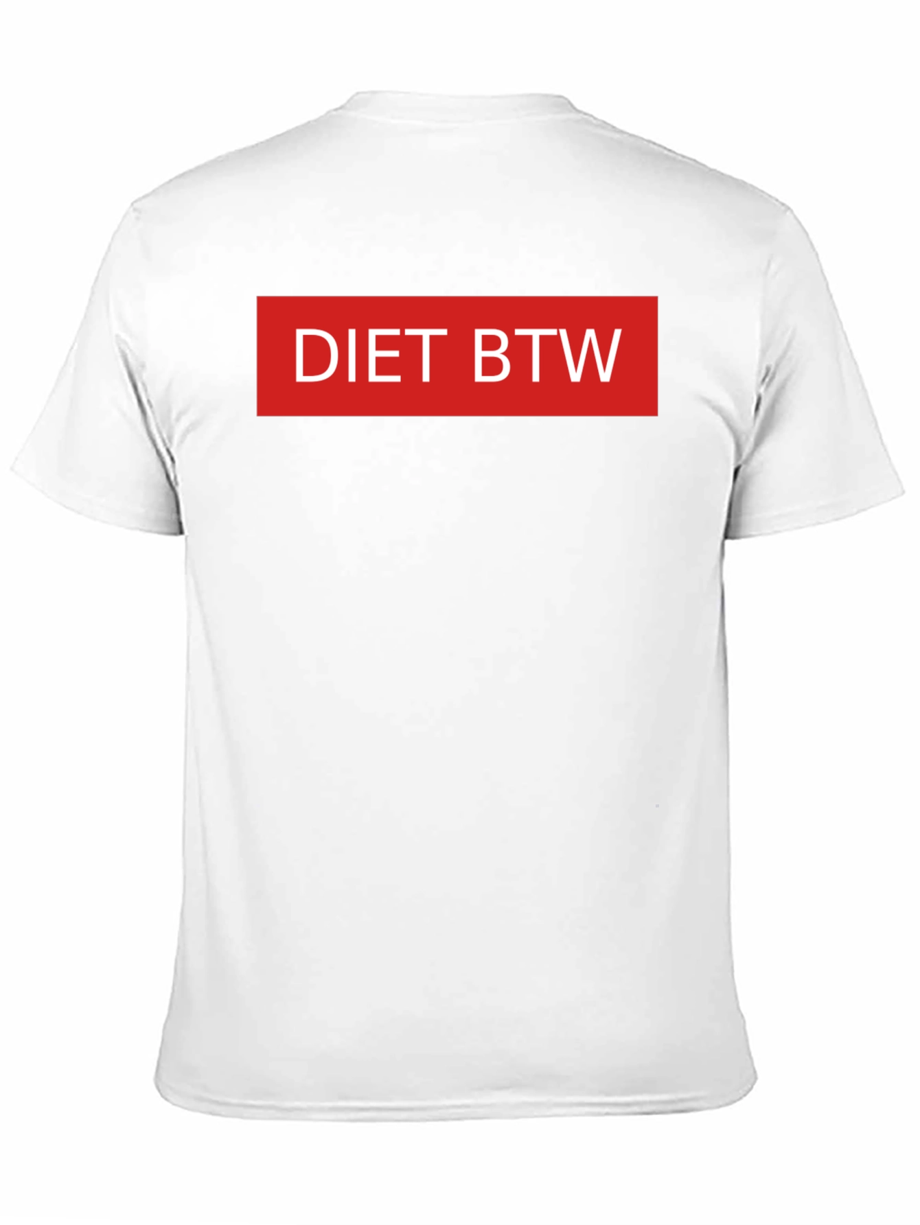 Diet BTW Graphic Tee - Black Casual T-Shirt