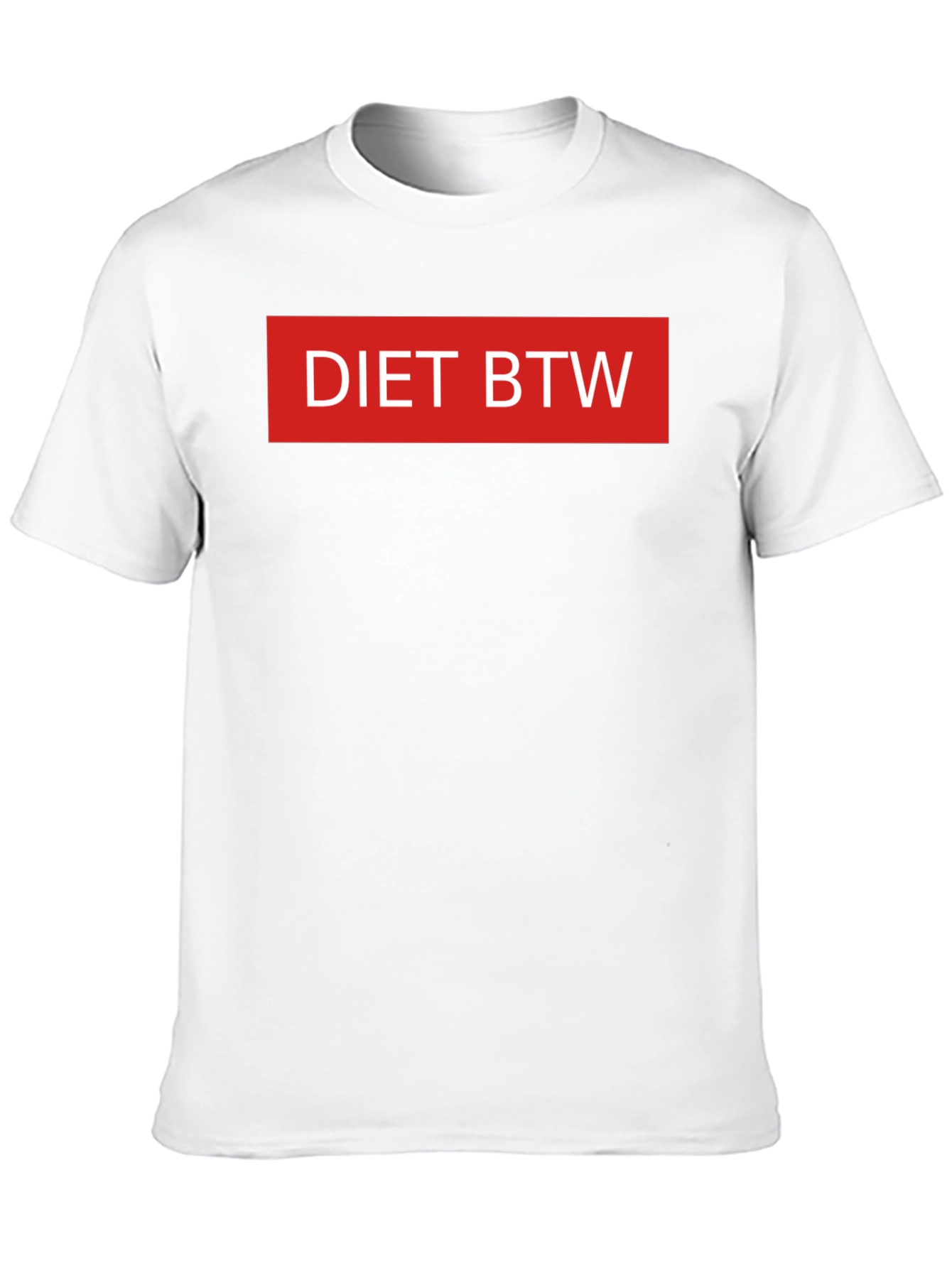 Diet BTW Graphic Tee - Black Casual T-Shirt