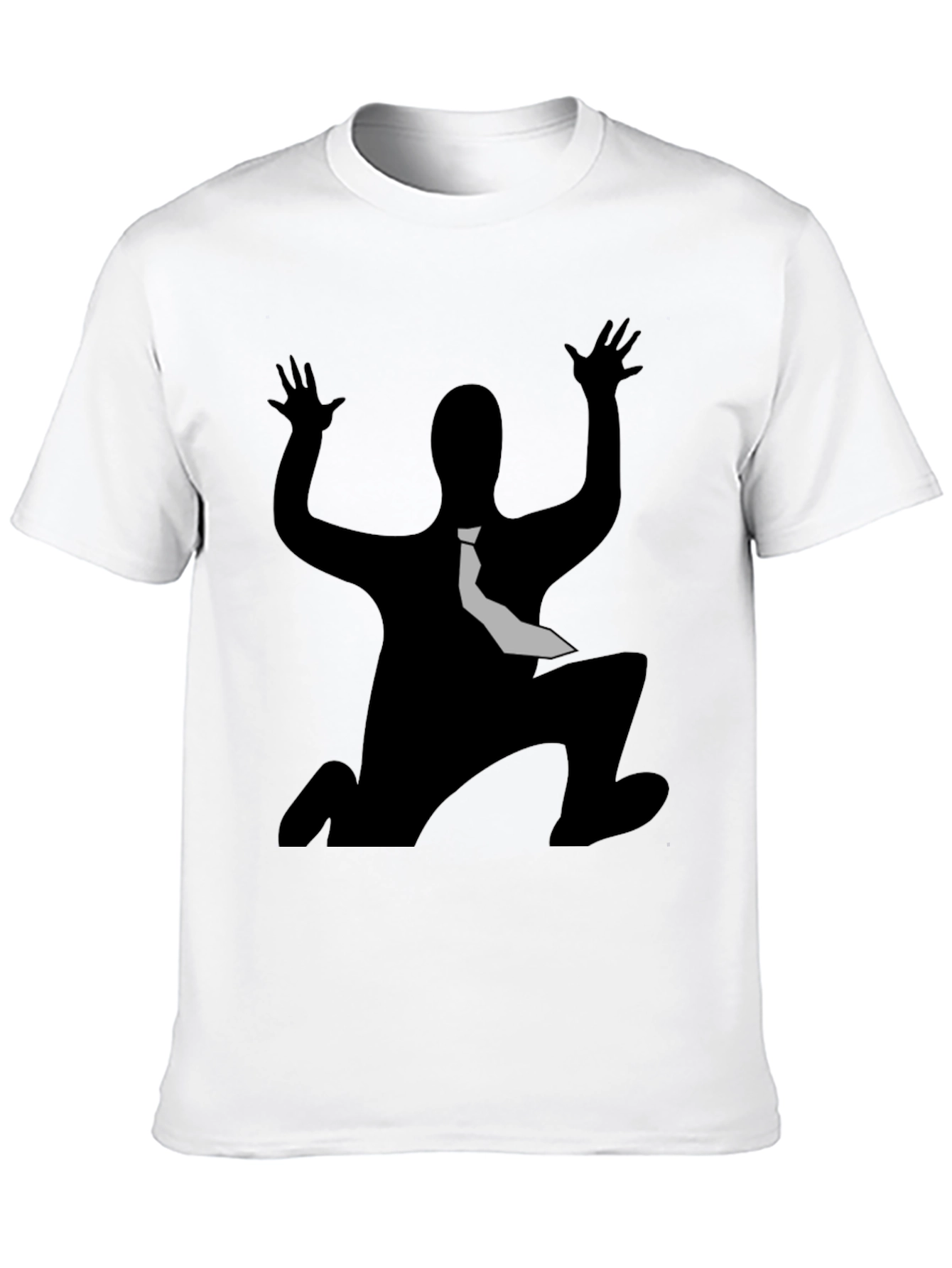 Hands Up! Black T-Shirt - Funky Graphic Tee
