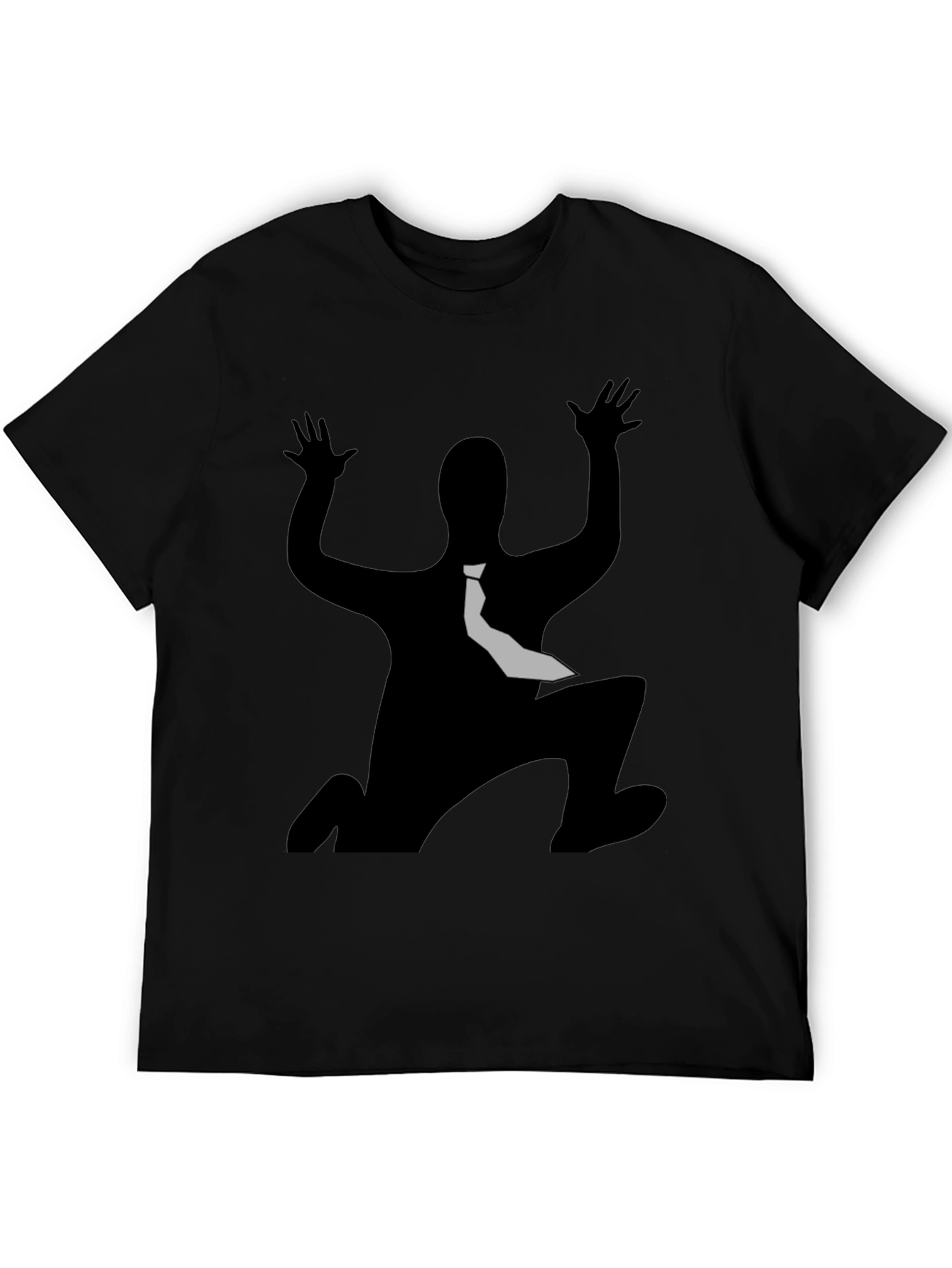 Hands Up! Black T-Shirt - Funky Graphic Tee