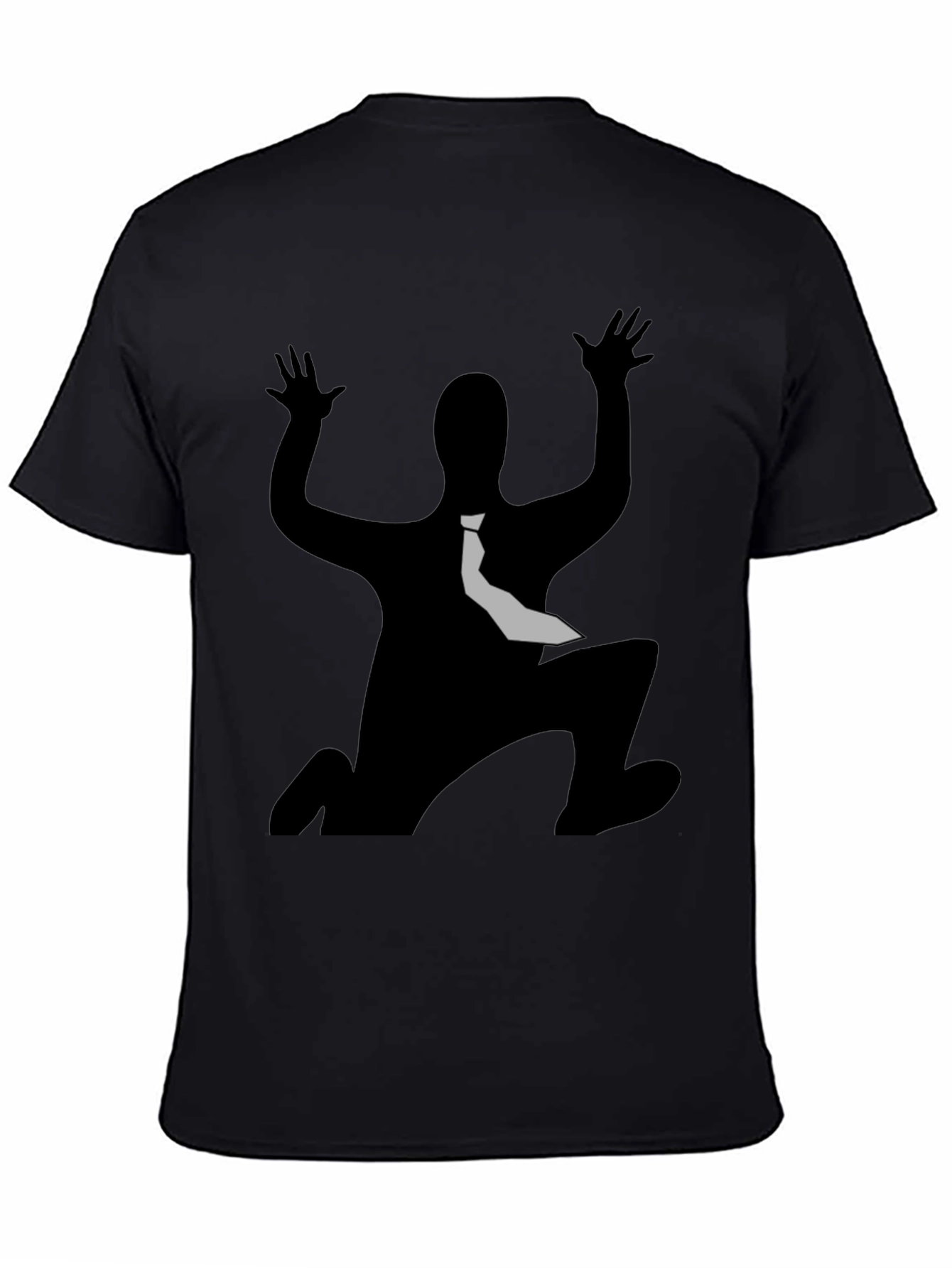 Hands Up! Black T-Shirt - Funky Graphic Tee