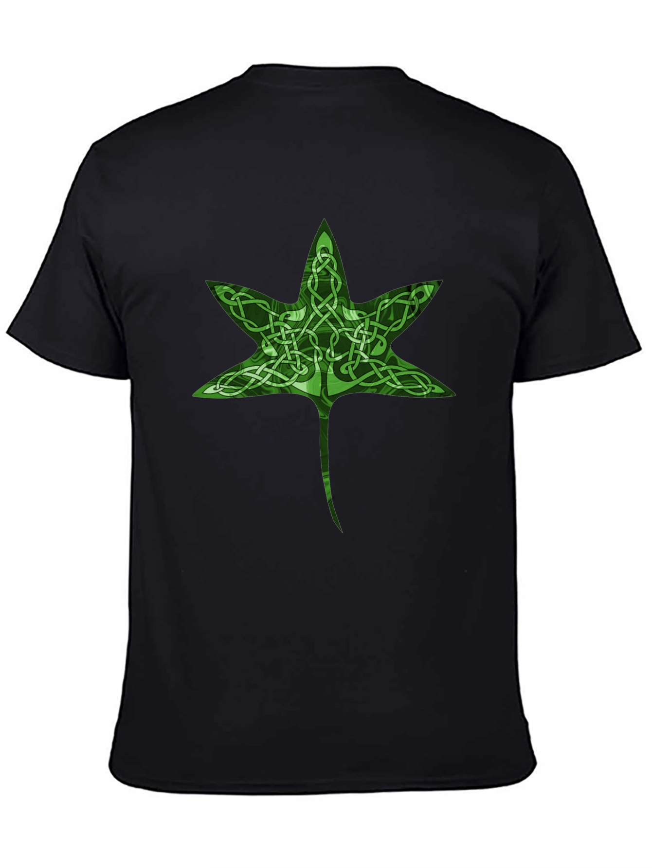 Celtic Knot Leaf Graphic T-Shirt