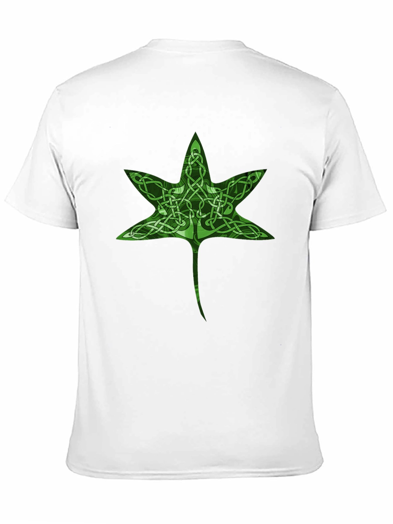Celtic Knot Leaf Graphic T-Shirt