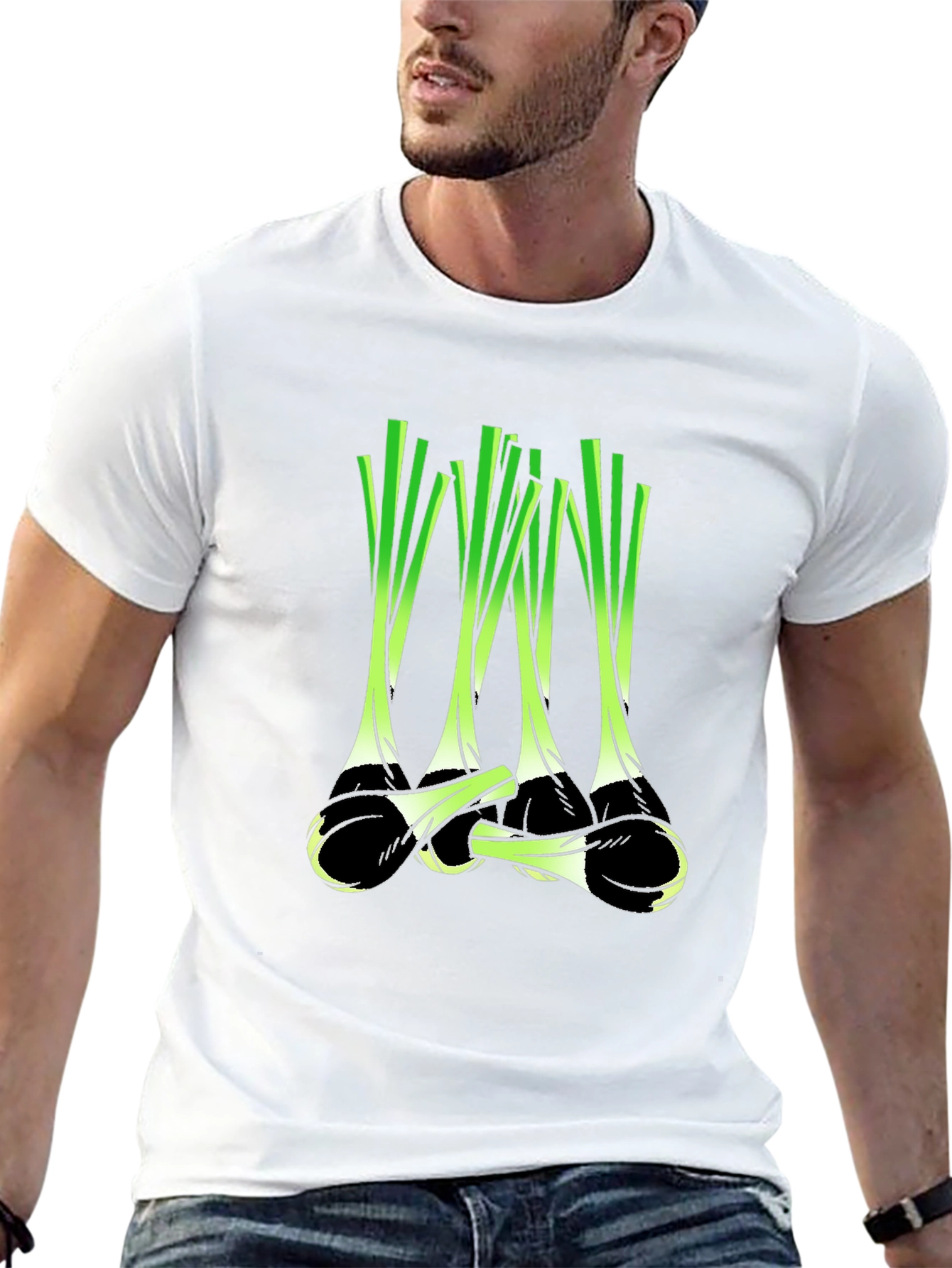 Fresh Leeks Graphic Tee - Organic Farmer Style