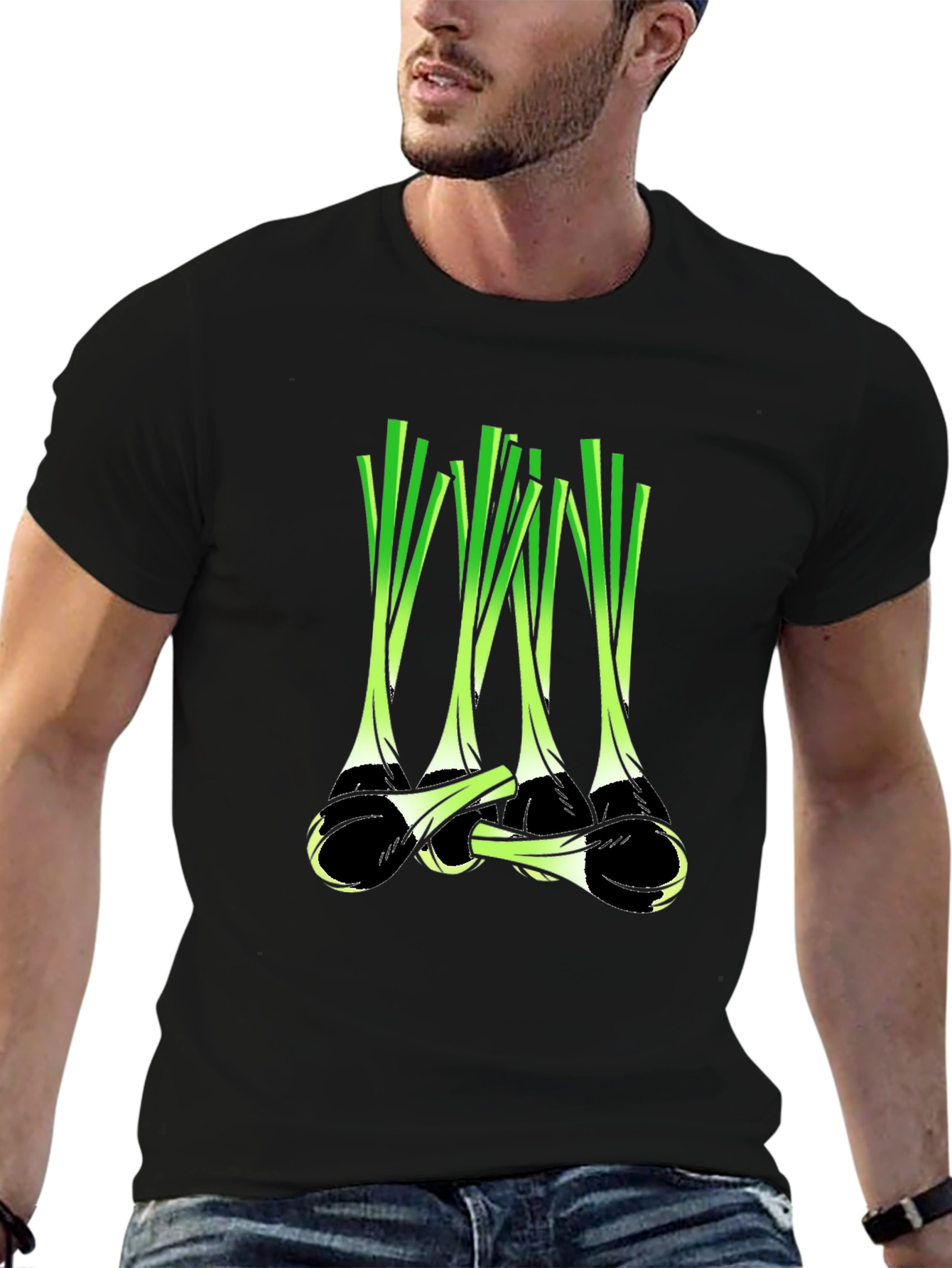 Fresh Leeks Graphic Tee - Organic Farmer Style