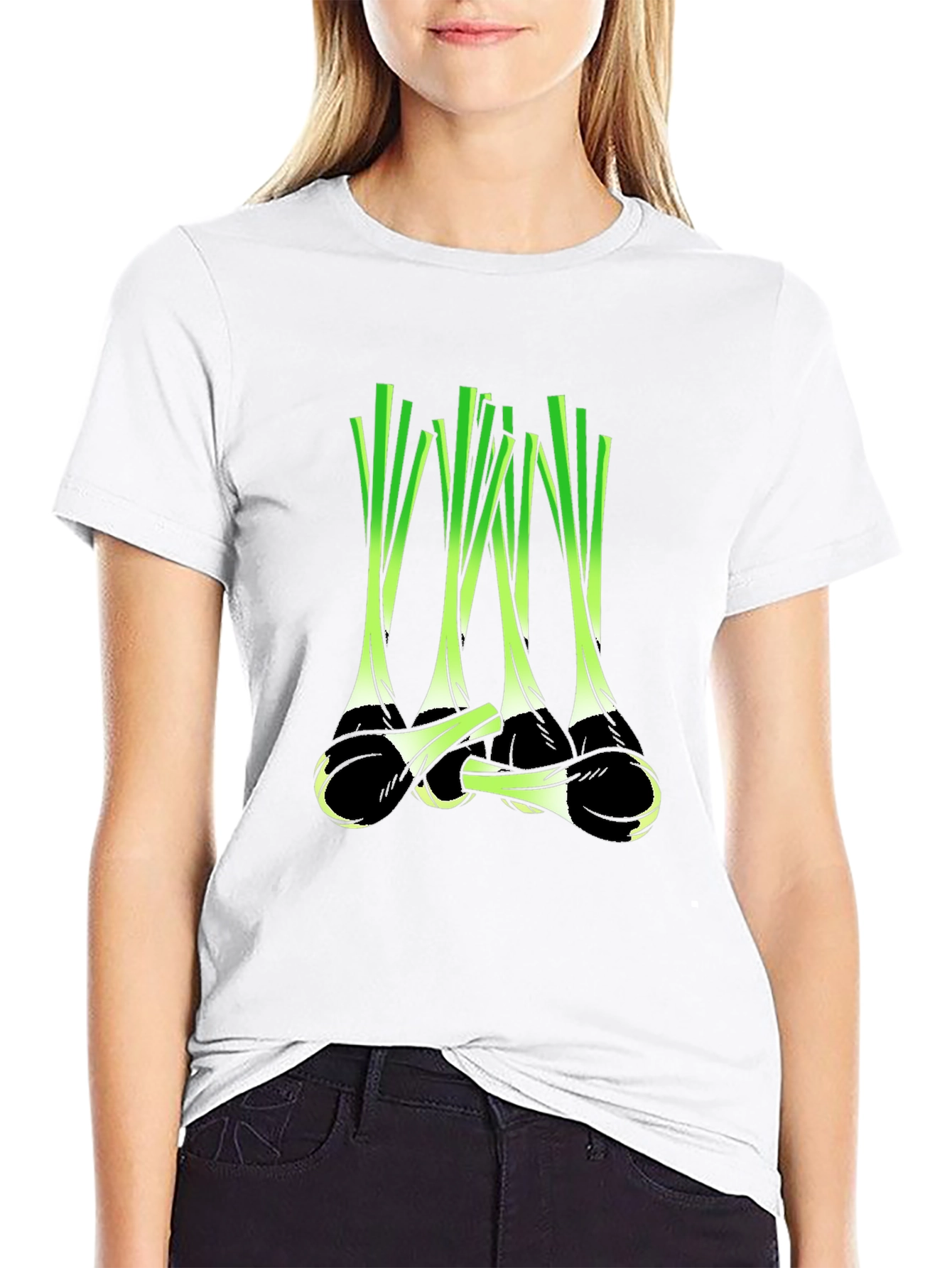 Fresh Leeks Graphic Tee - Organic Farmer Style