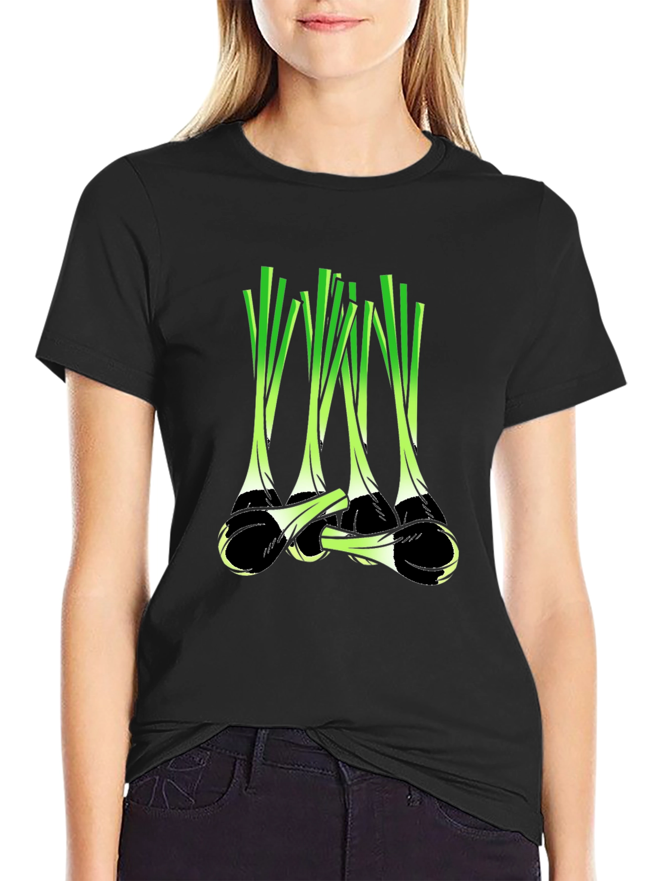 Fresh Leeks Graphic Tee - Organic Farmer Style