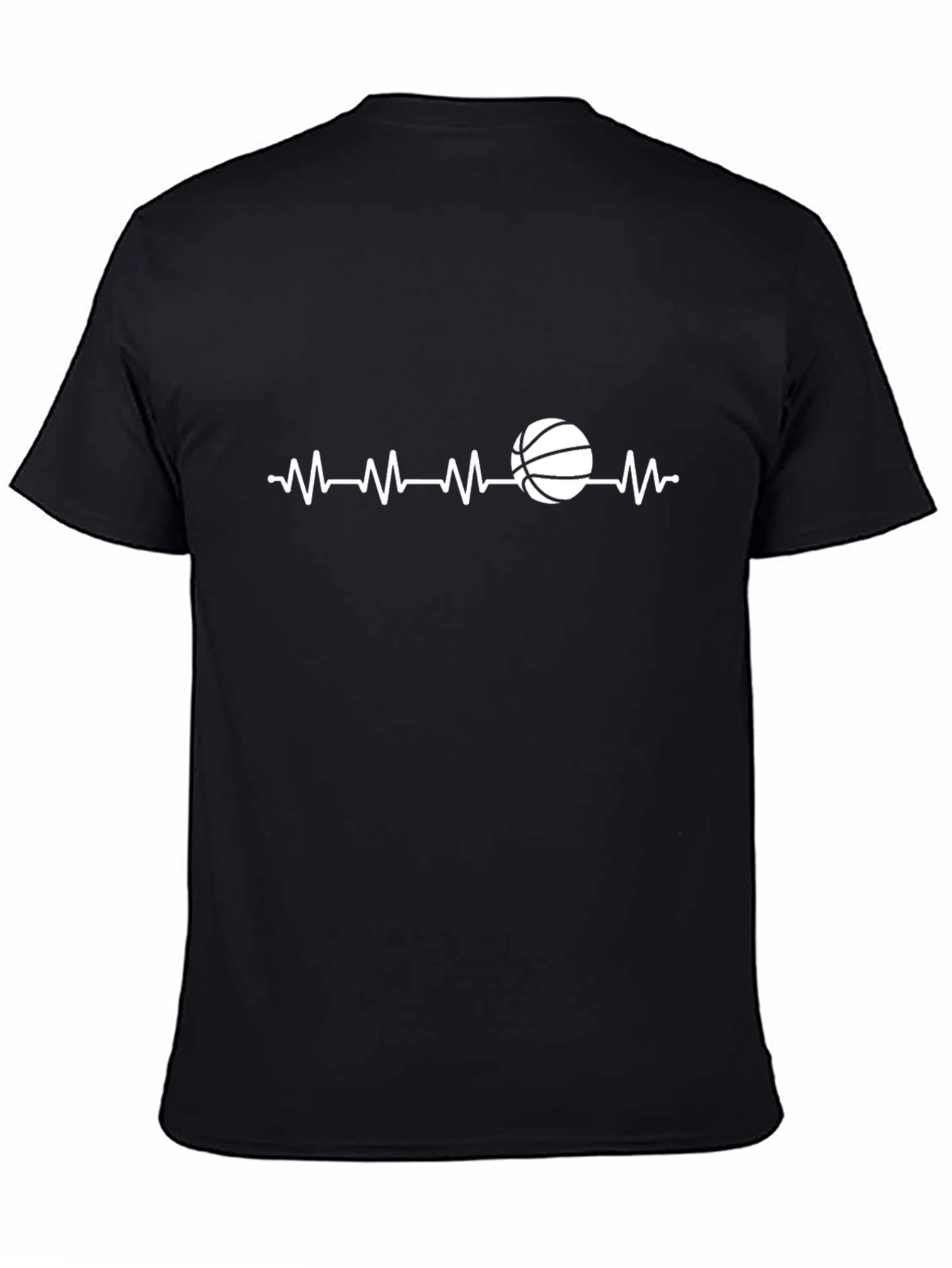 Basketball Heartbeat Graphic T-Shirt
