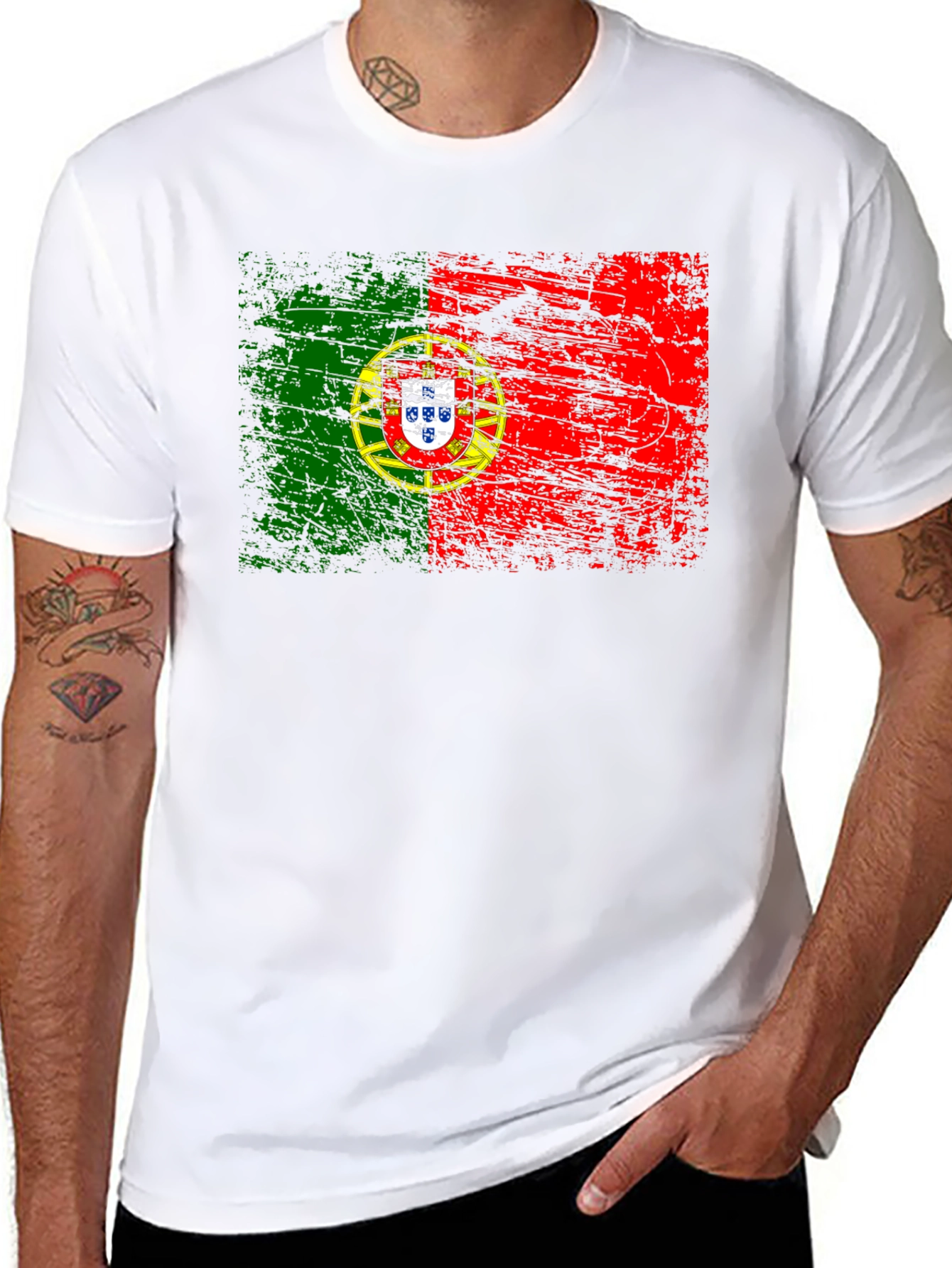 Portugal Flag Graphic T-Shirt