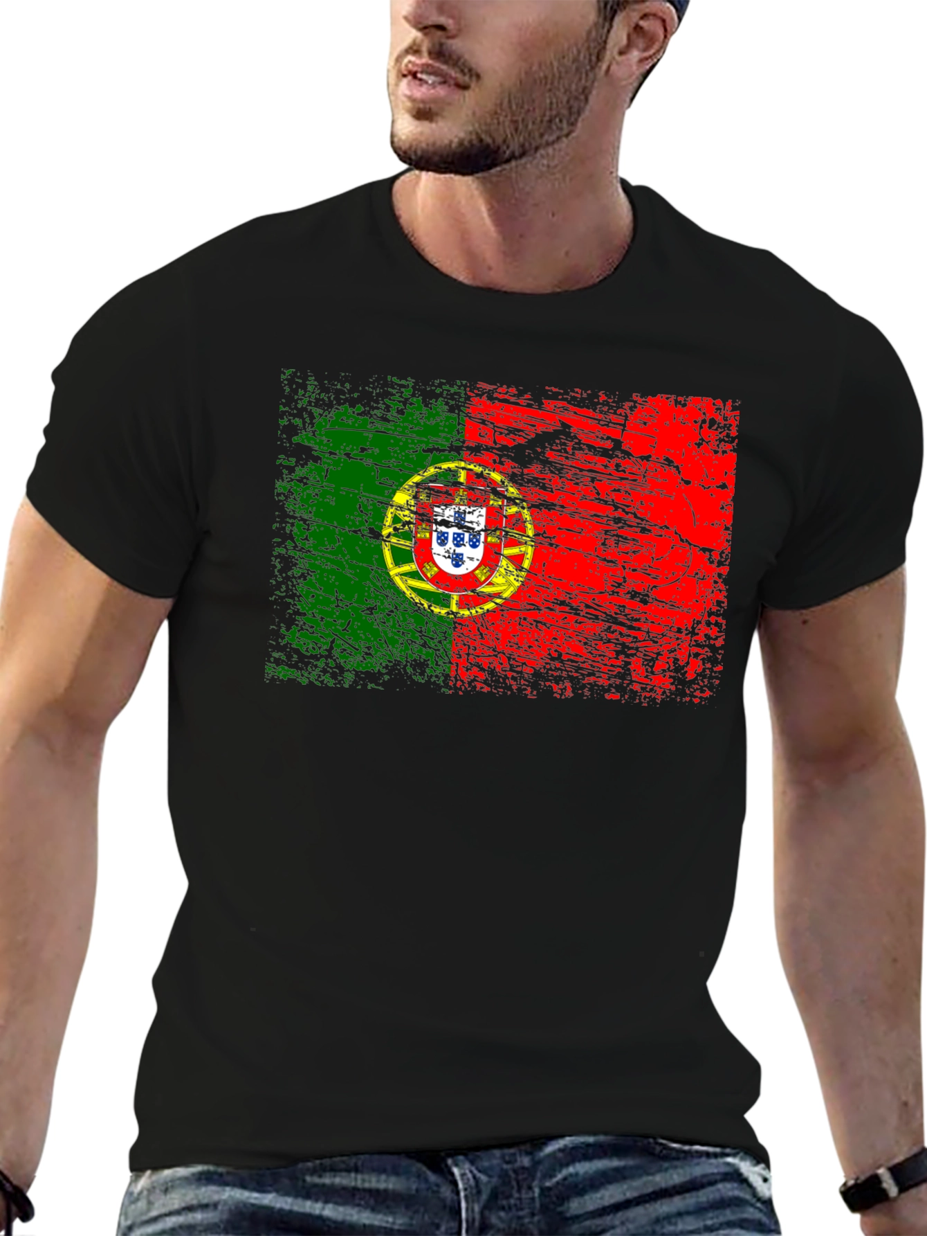 Portugal Flag Graphic T-Shirt