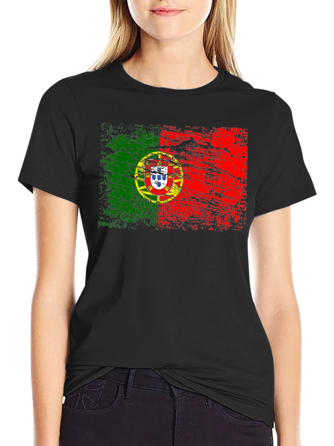 Portugal Flag Graphic T-Shirt