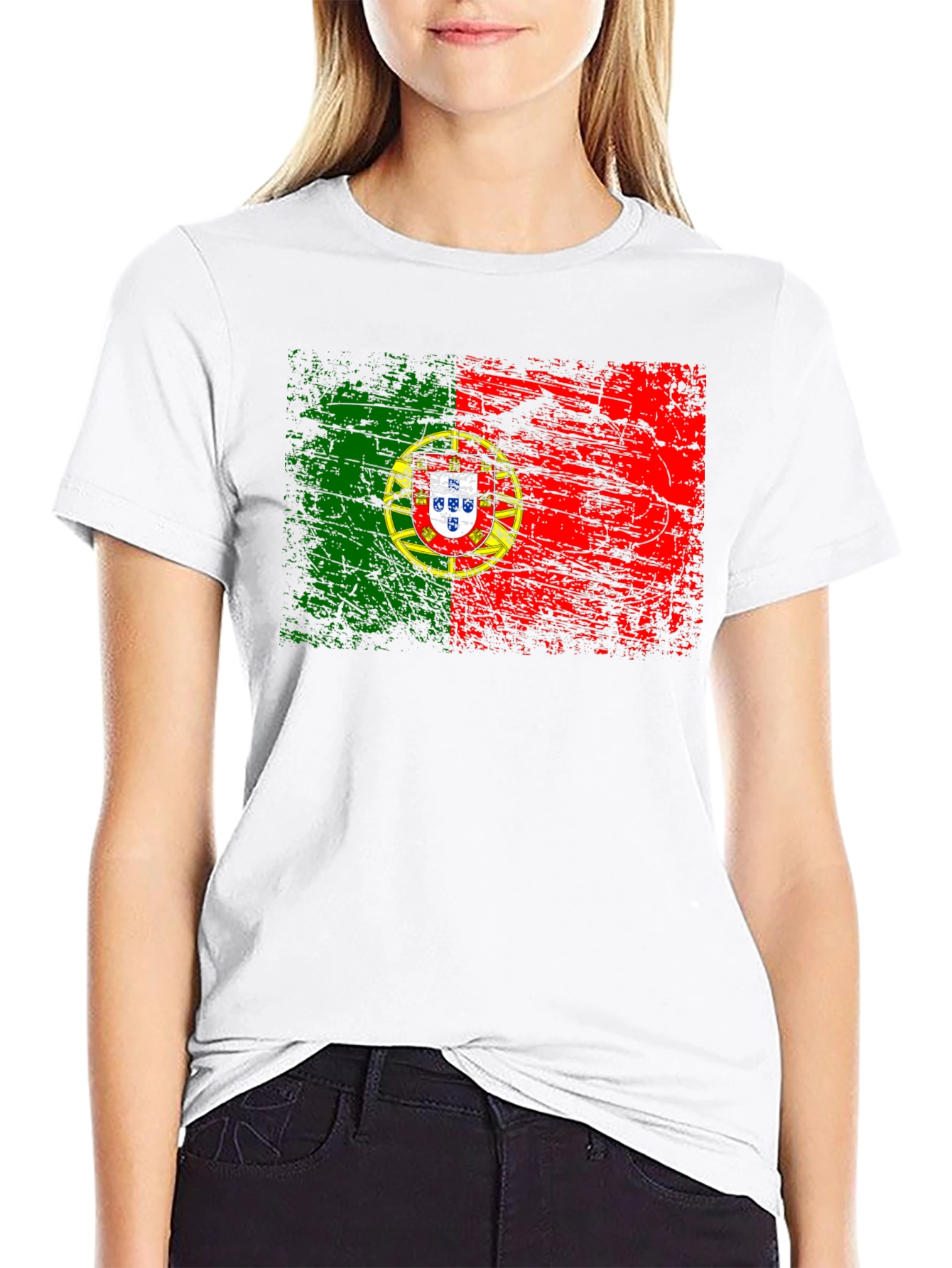 Portugal Flag Graphic T-Shirt