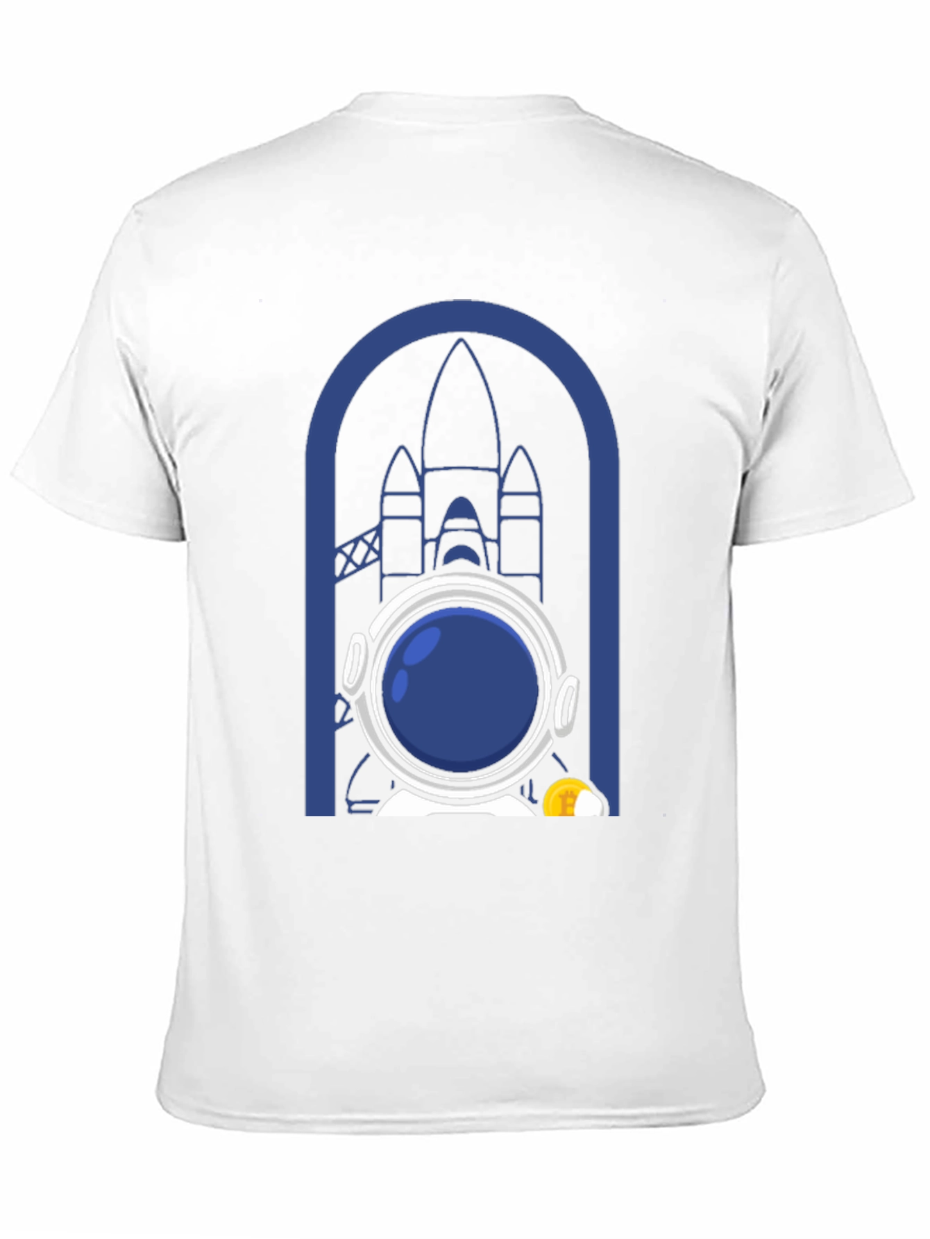 Astronaut & Rocket Graphic T-Shirt - Space Adventure Tee
