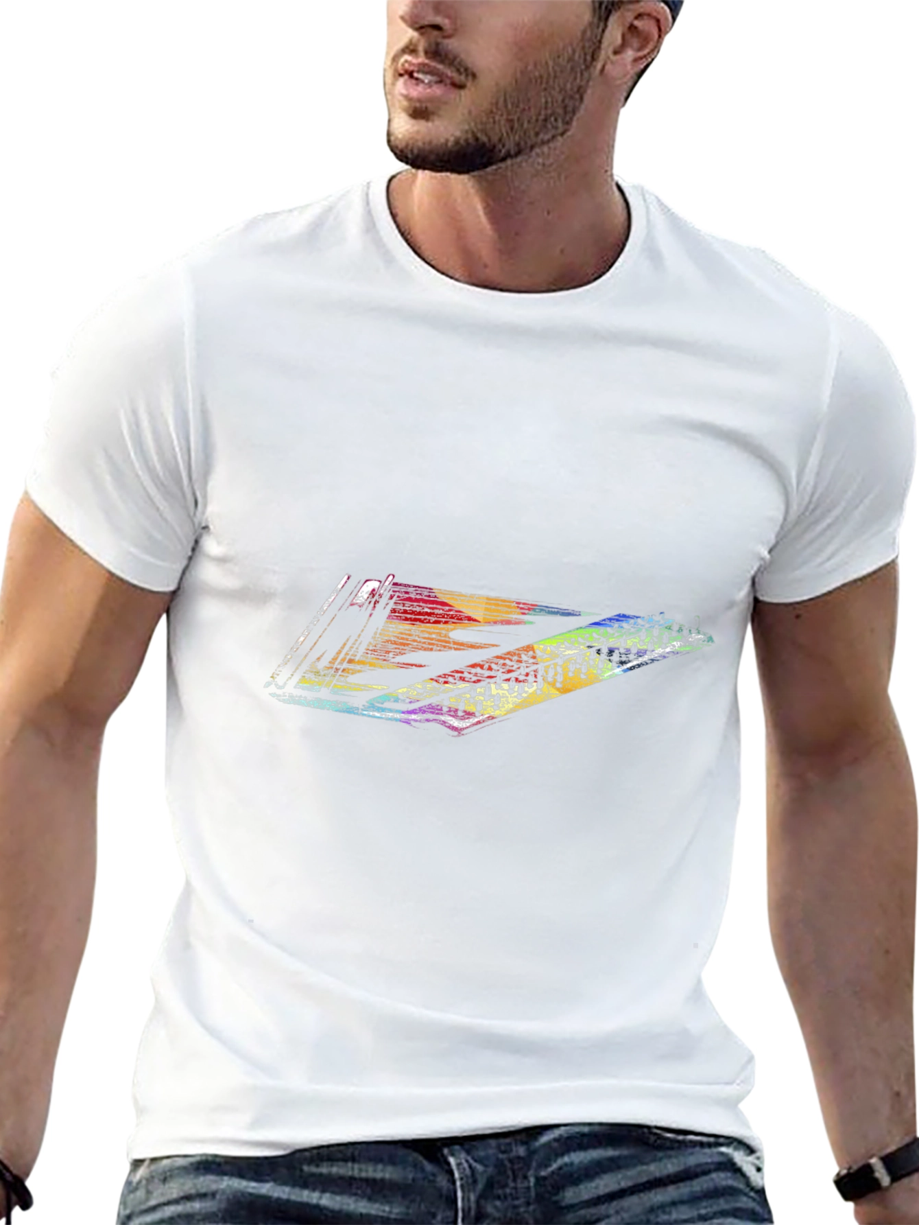 Rainbow Dulcimer Graphic T-Shirt