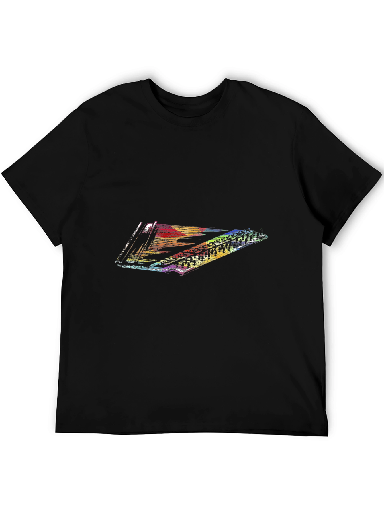 Rainbow Dulcimer Graphic T-Shirt