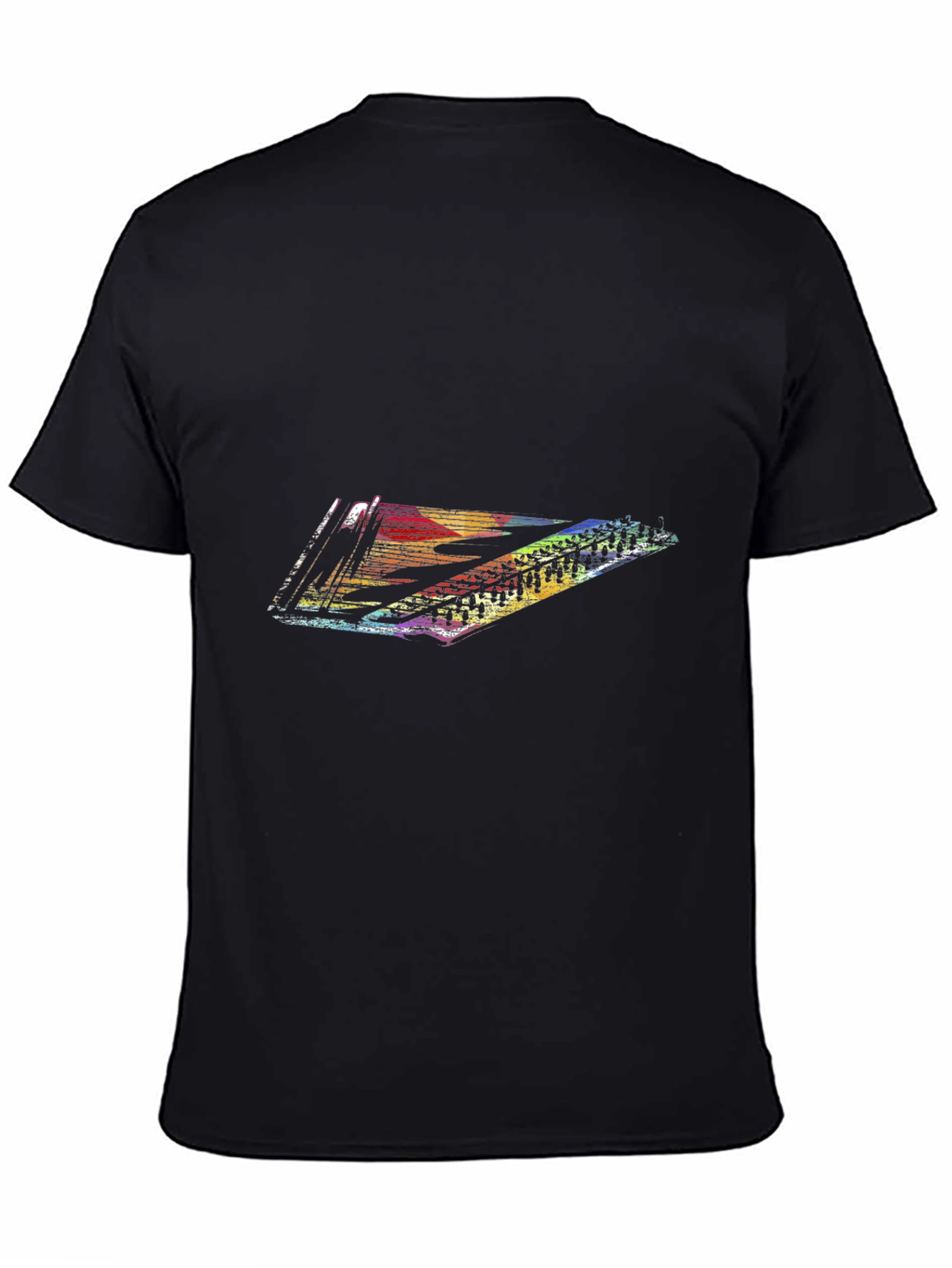 Rainbow Dulcimer Graphic T-Shirt