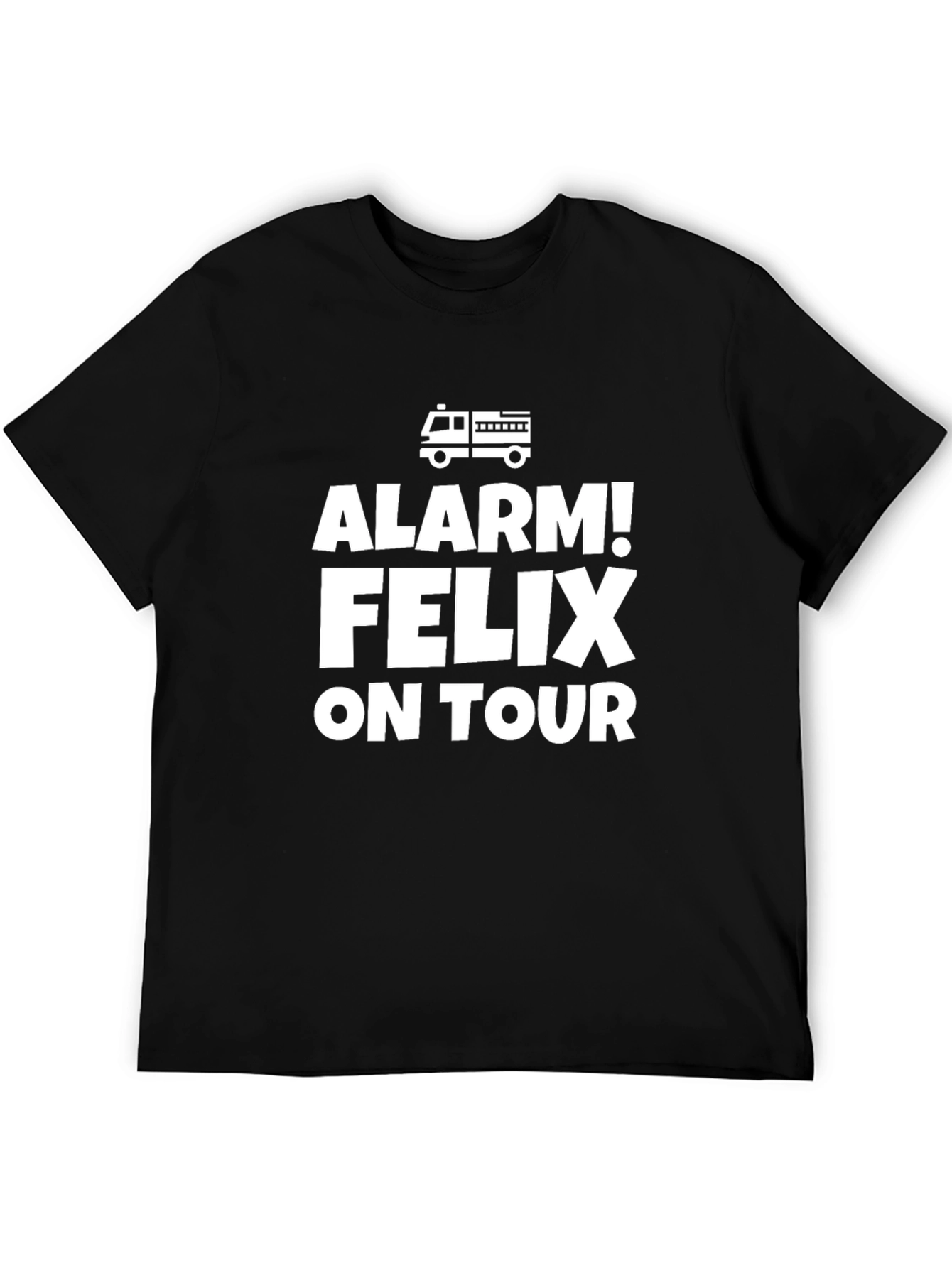 Alarm Felix On Tour Graphic Tee - Firetruck Design