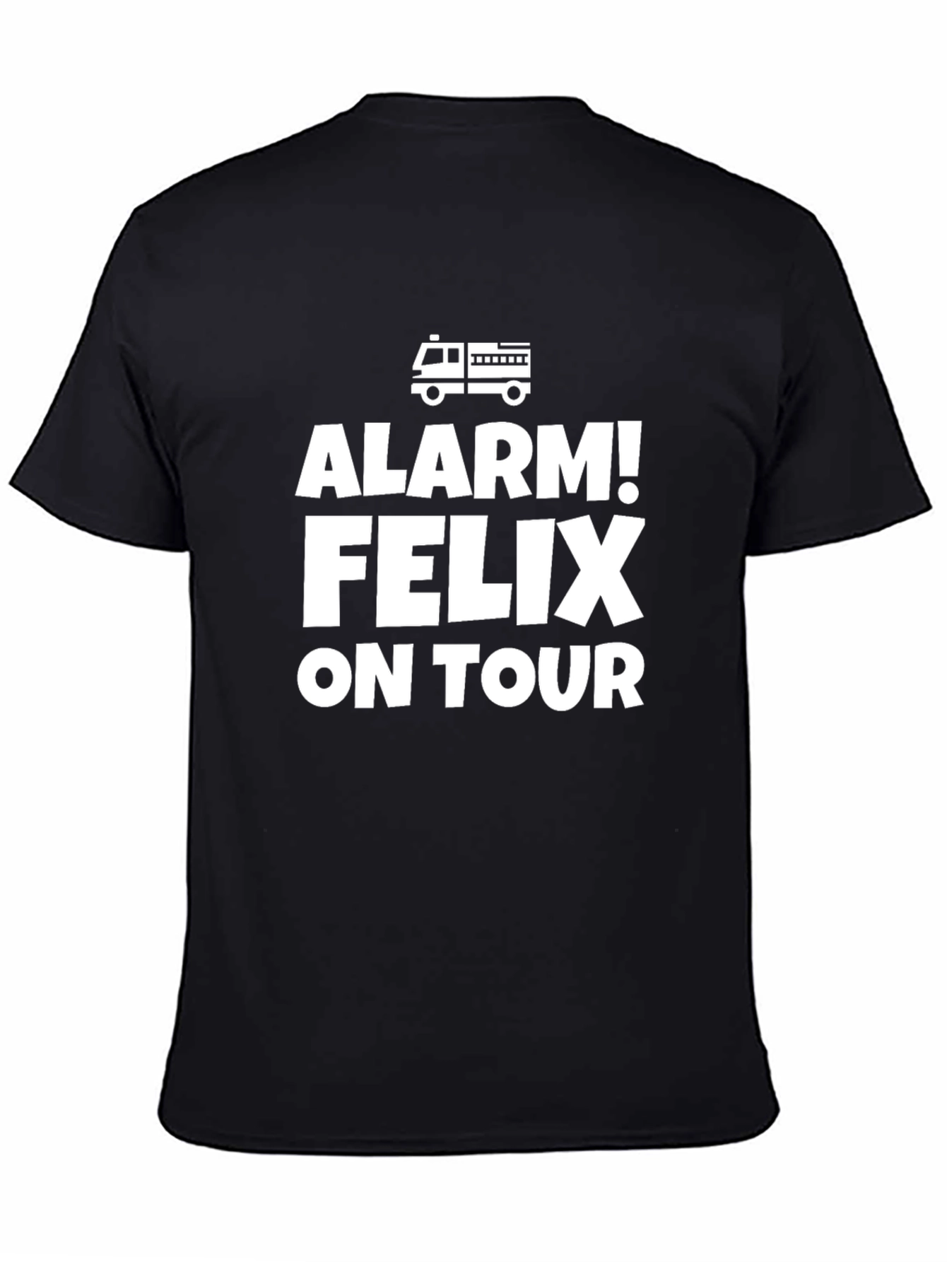 Alarm Felix On Tour Graphic Tee - Firetruck Design