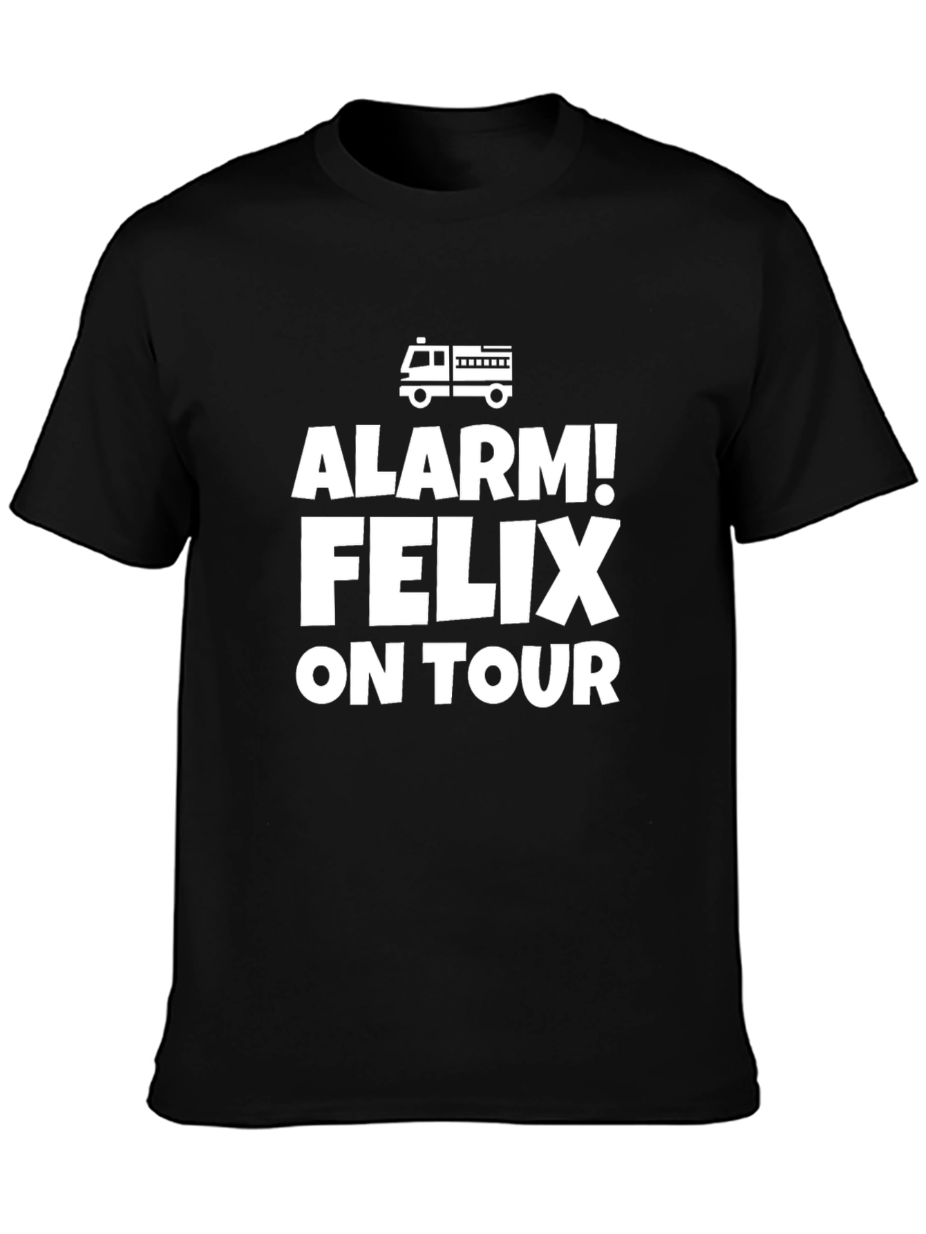 Alarm Felix On Tour Graphic Tee - Firetruck Design