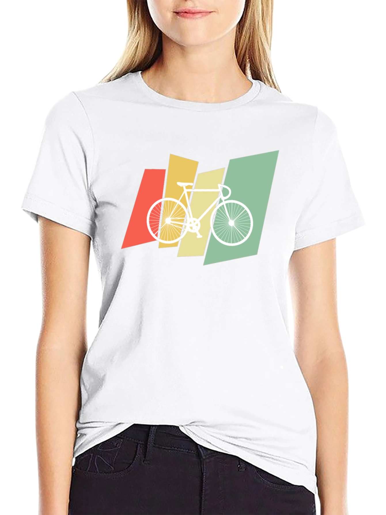 Retro Bike Graphic Tee - Soft Cotton Blend