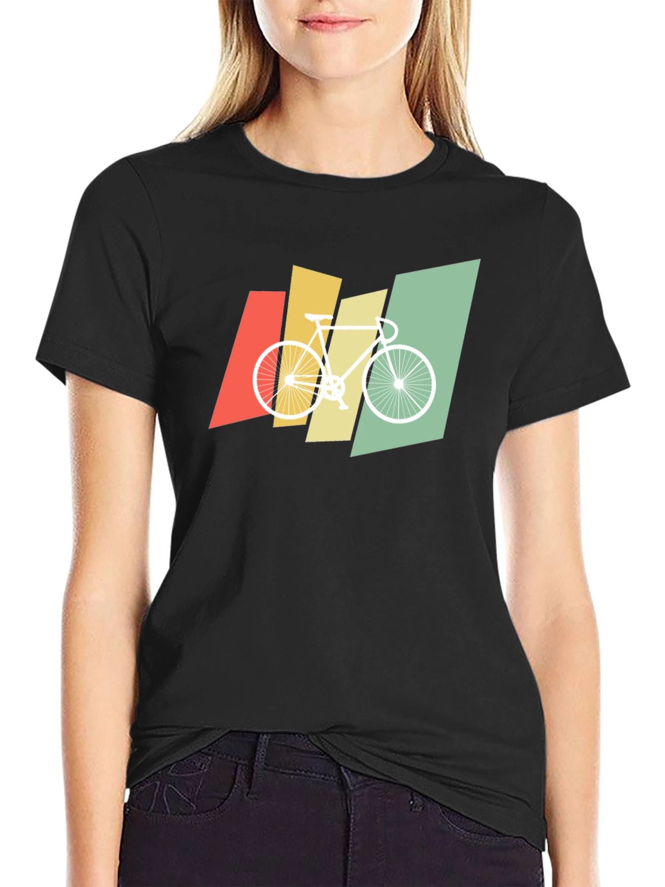 Retro Bike Graphic Tee - Soft Cotton Blend