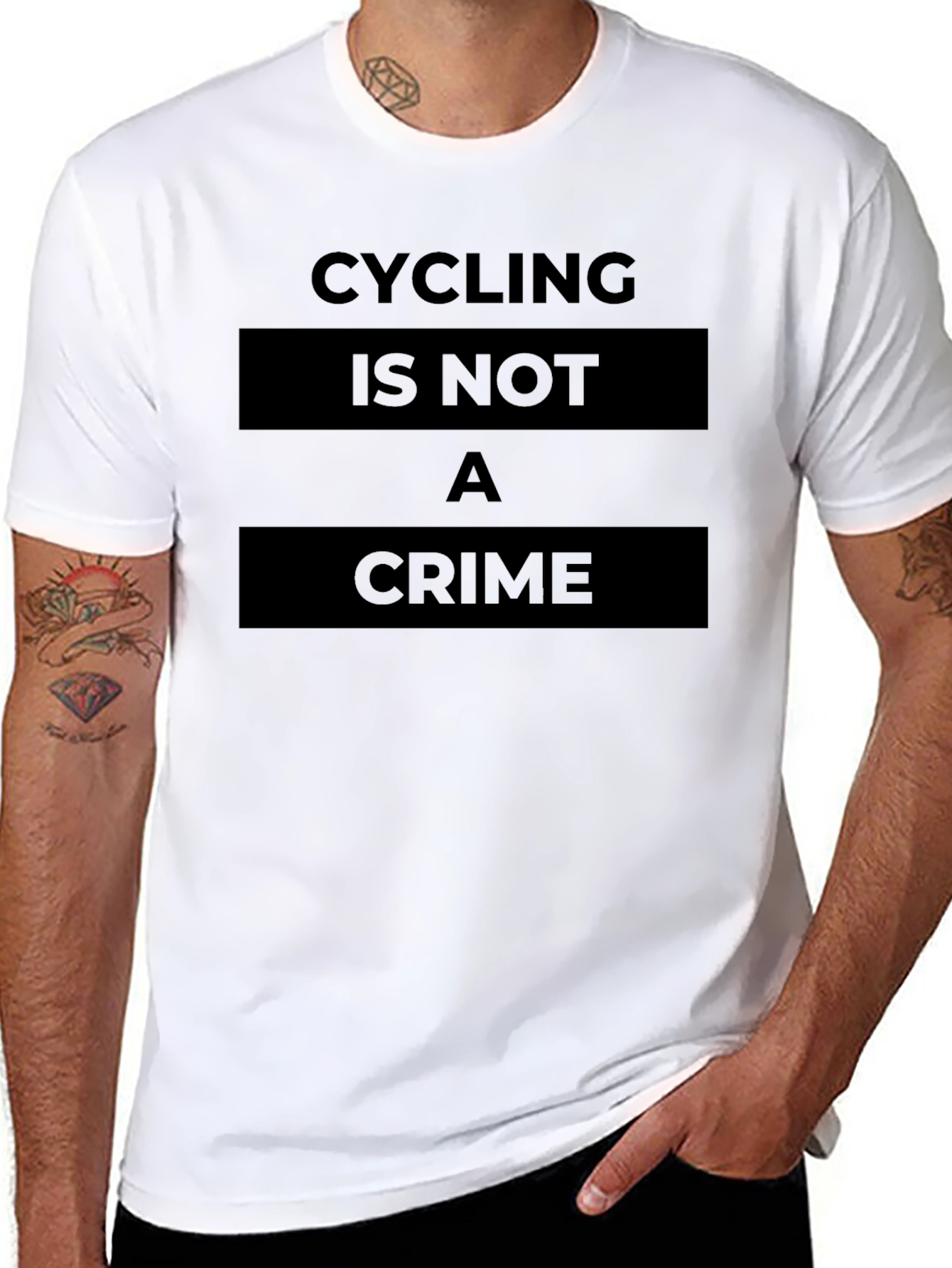 Cycling Is Not A Crime Tee